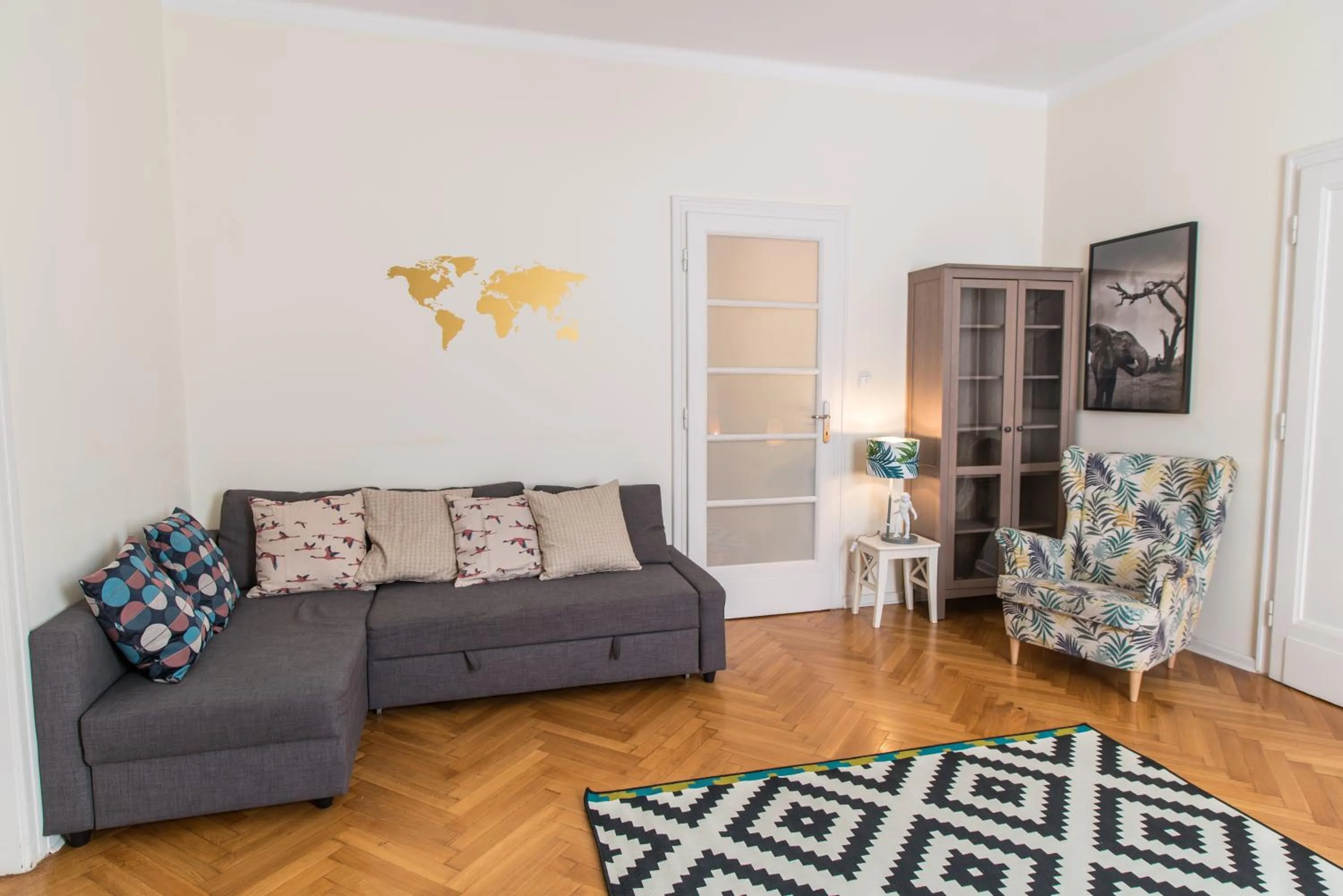 Living room in Trip Apartments