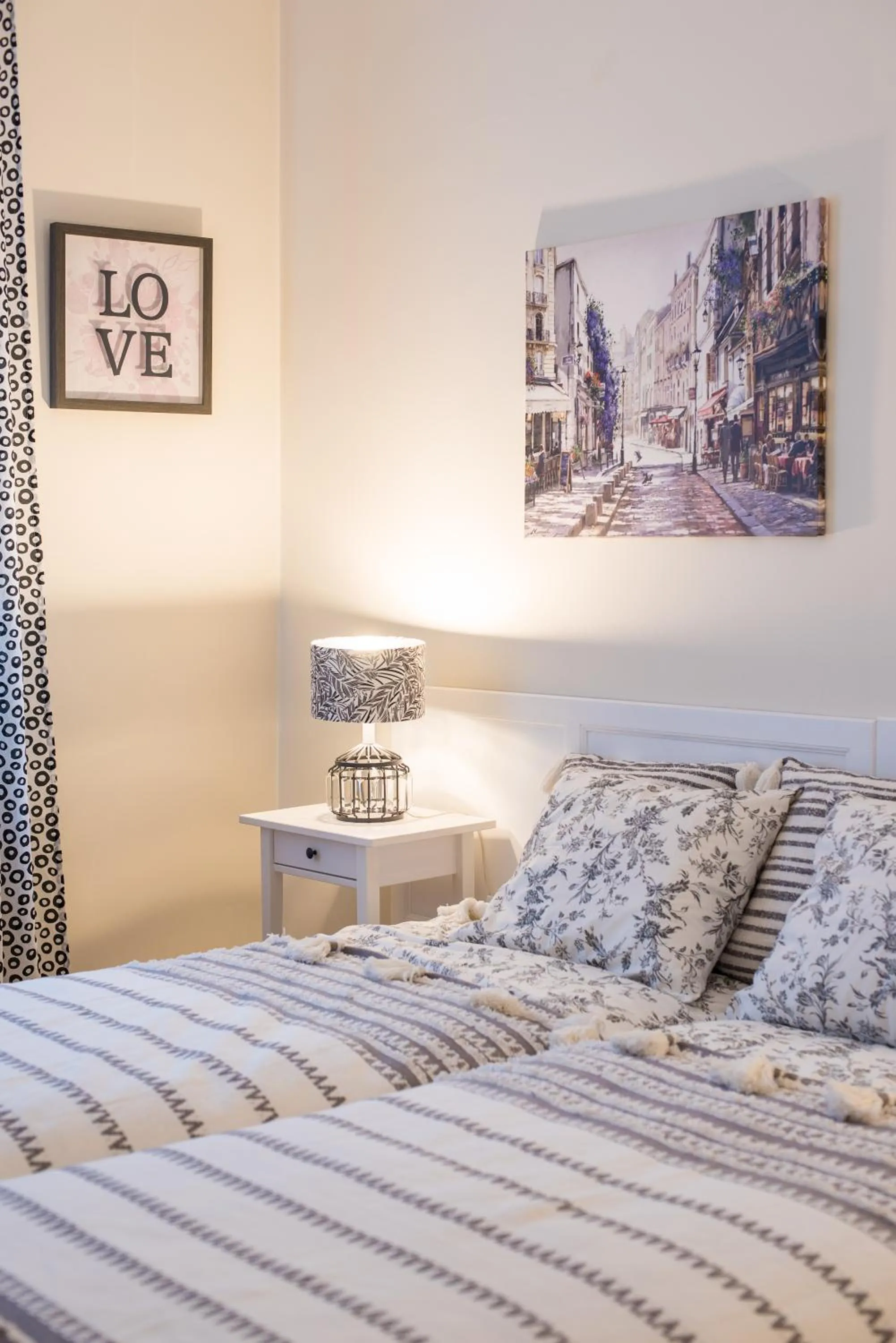 Bed in Trip Apartments