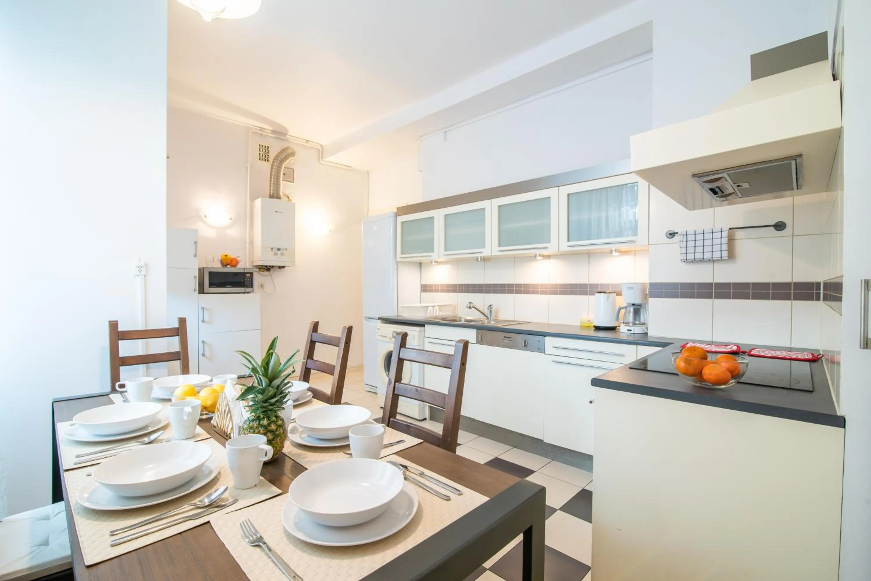 Kitchen or kitchenette in Trip Apartments