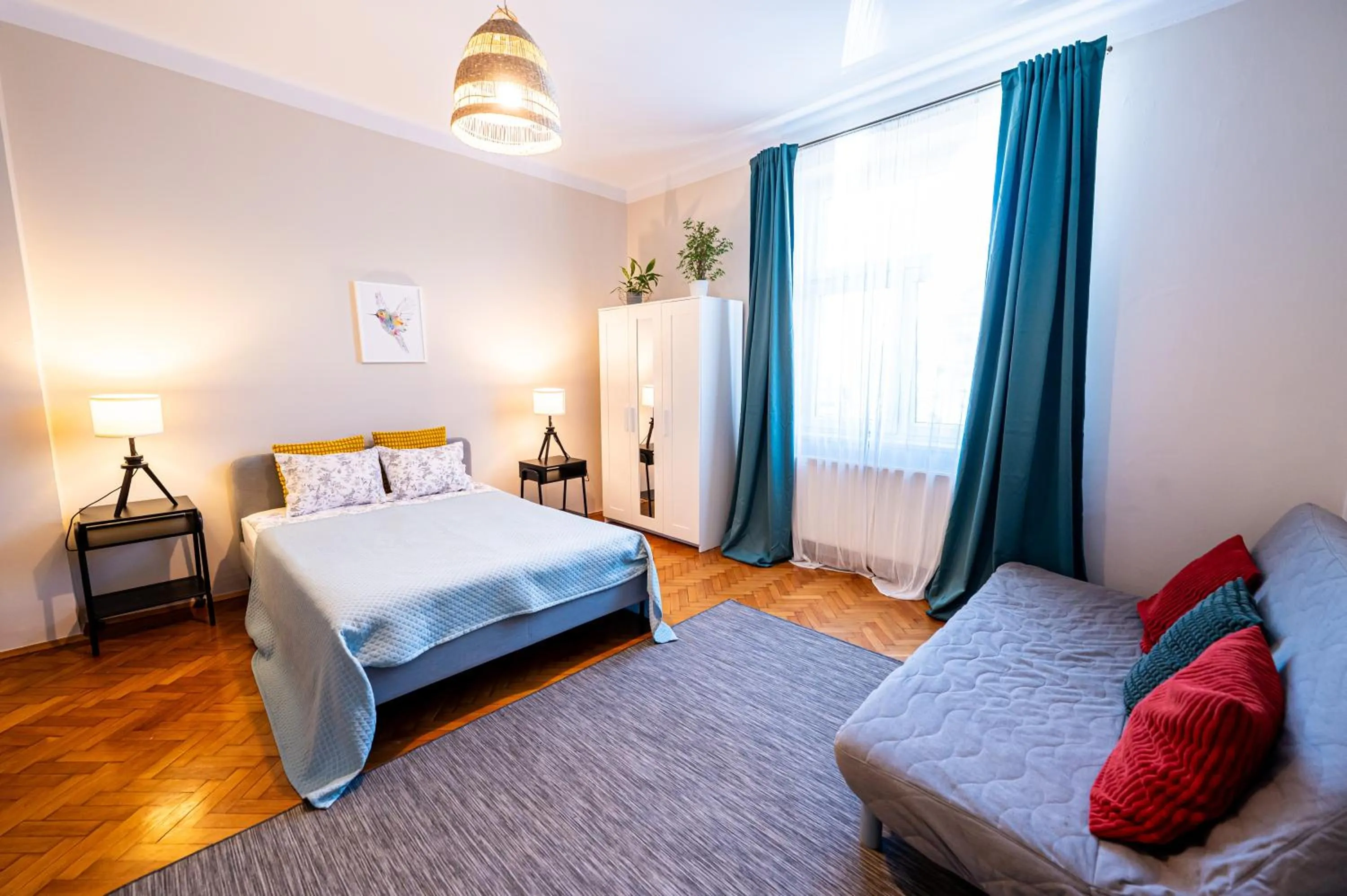 Bed in Trip Apartments