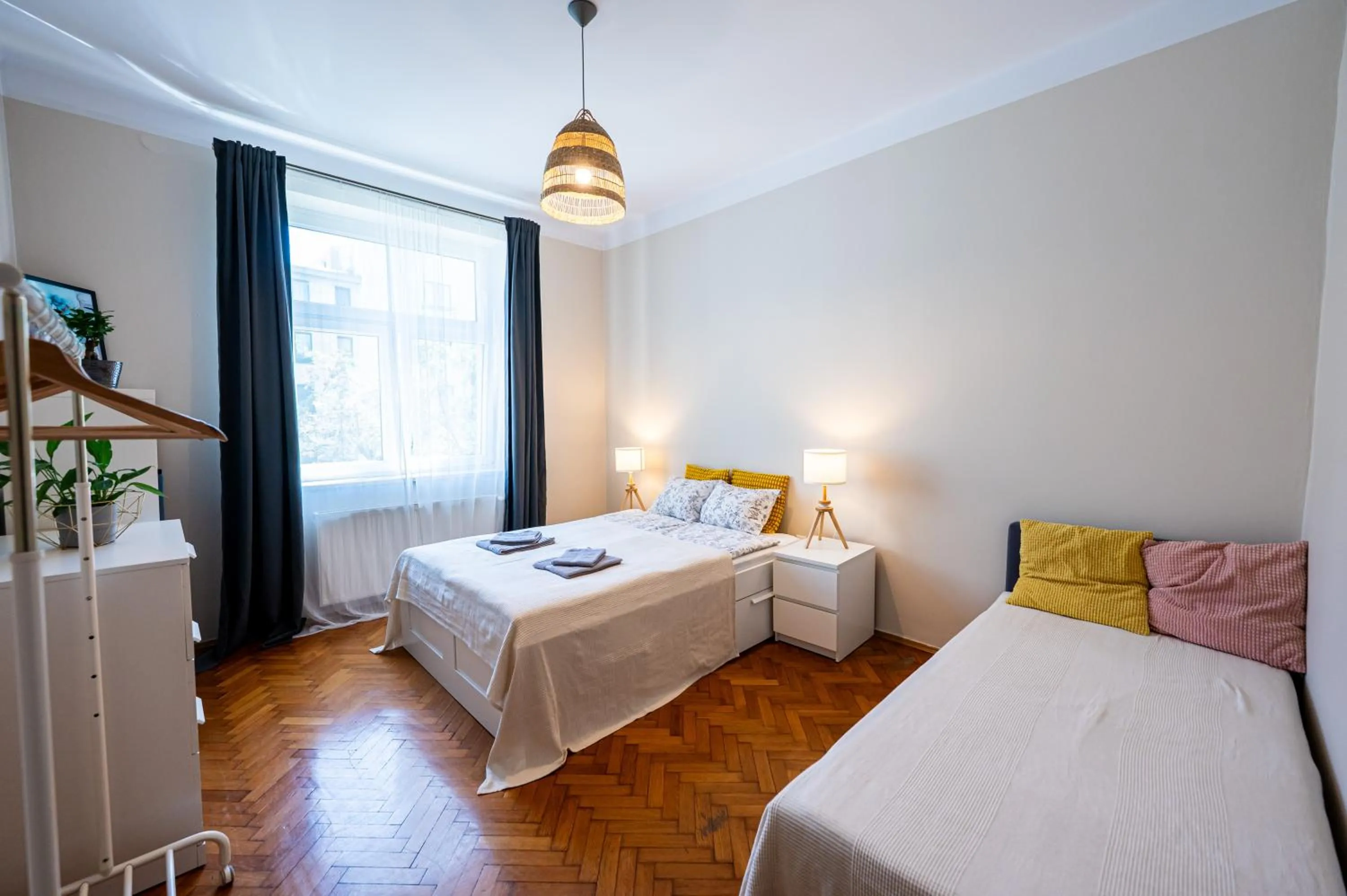 Bed in Trip Apartments