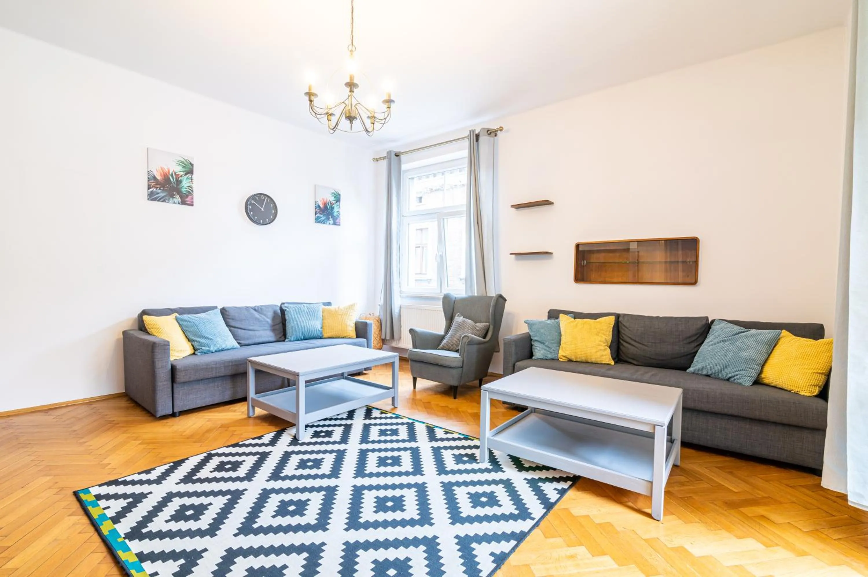 Living room in Trip Apartments