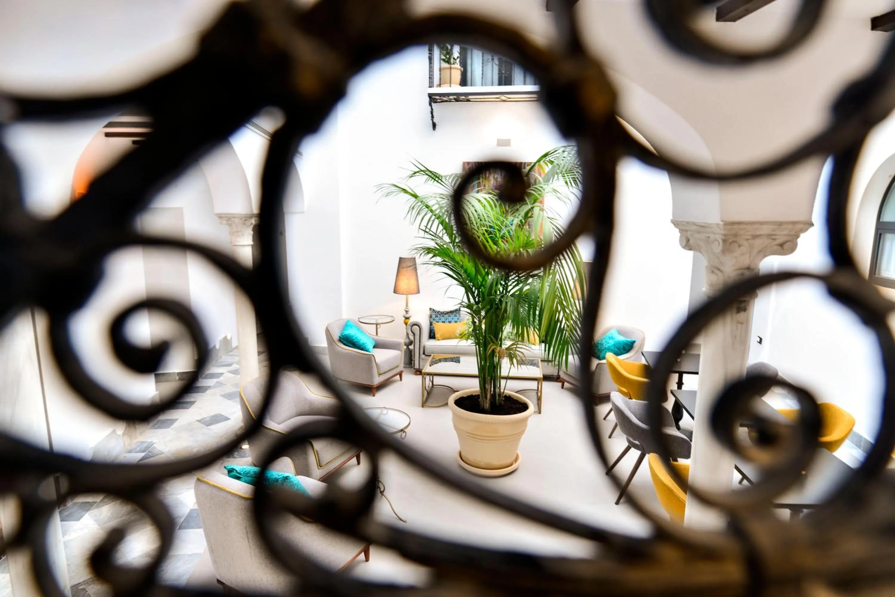 Patio in Legado Alcazar Hotel
