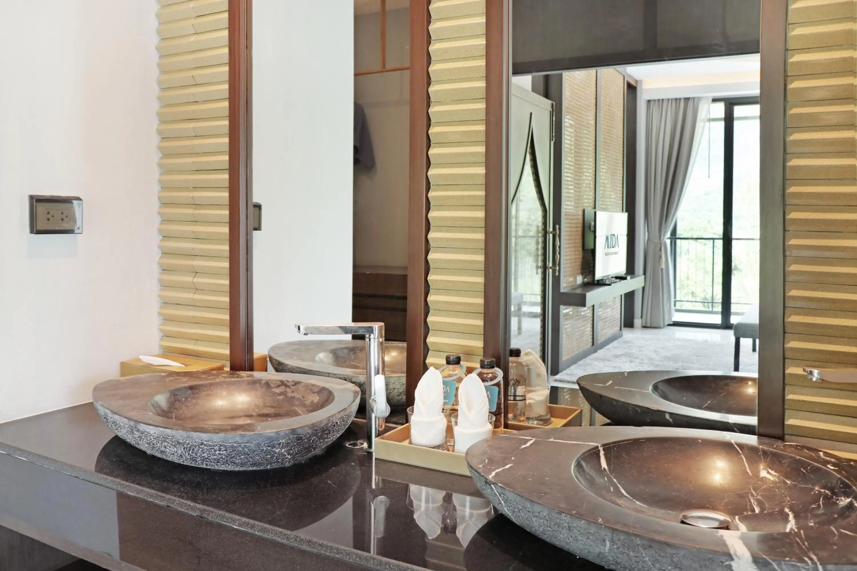 Bathroom in Mida Resort Kanchanaburi - SHA PLUS