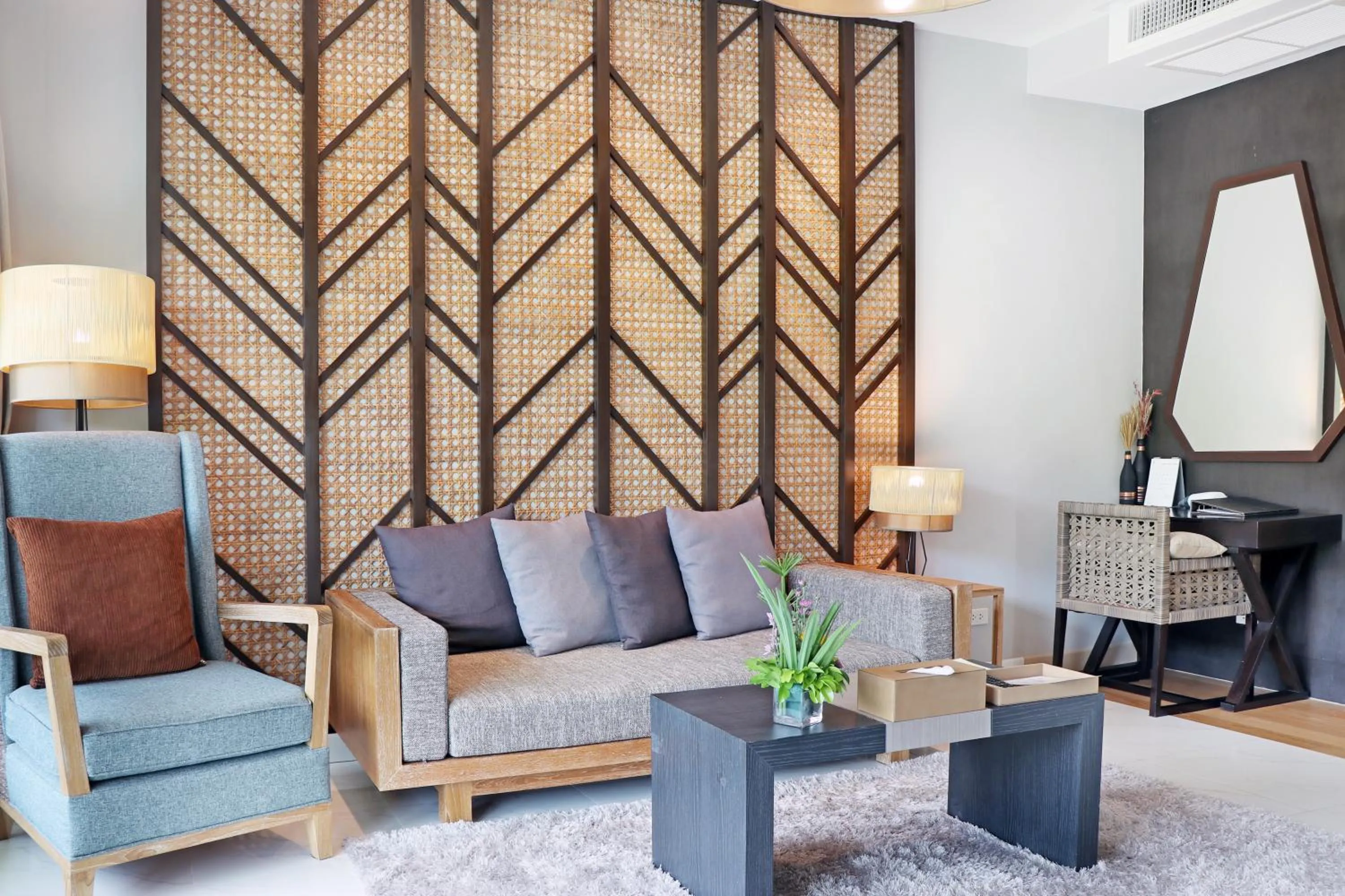 Living room in Mida Resort Kanchanaburi - SHA PLUS