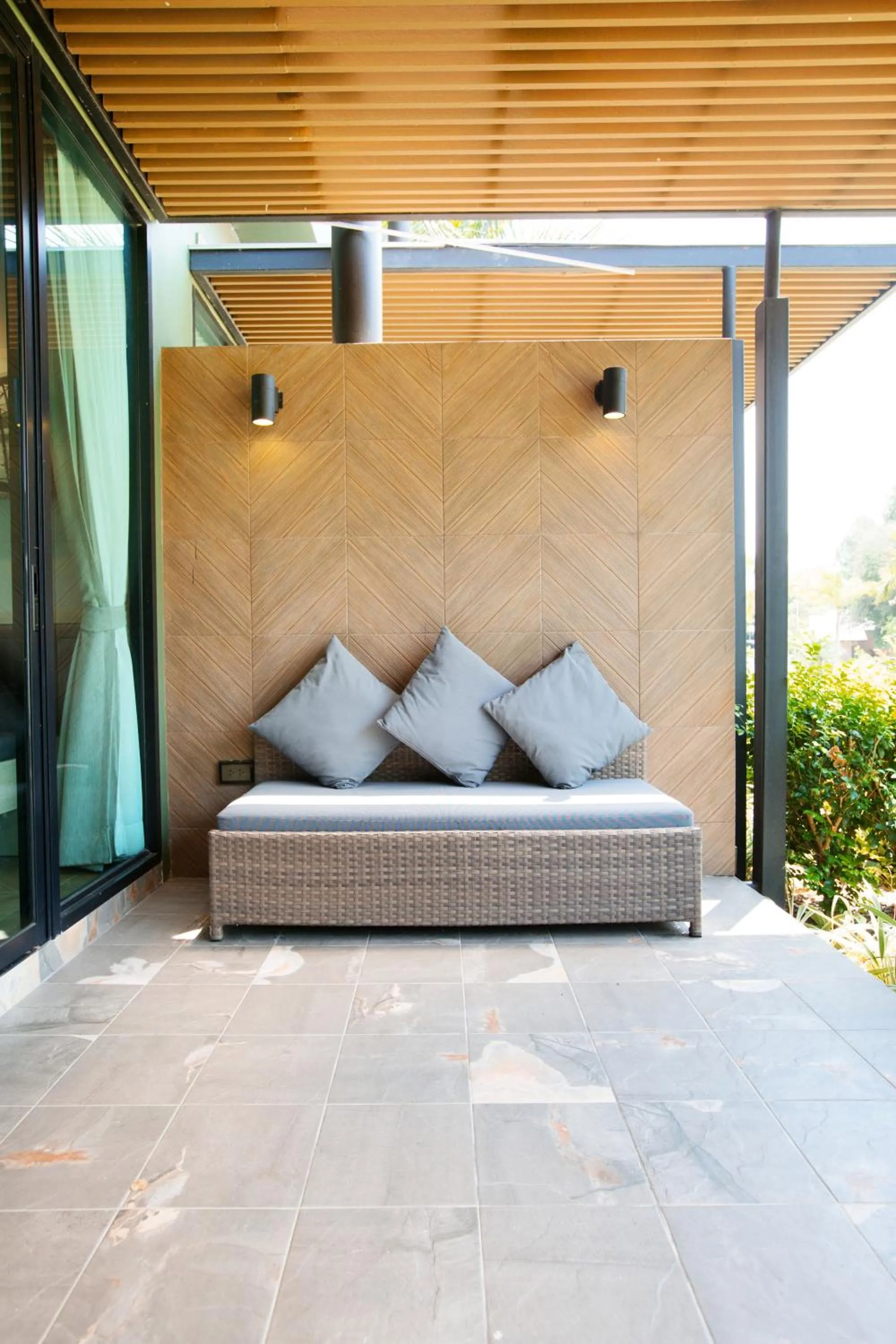 Patio in Mida Resort Kanchanaburi - SHA PLUS