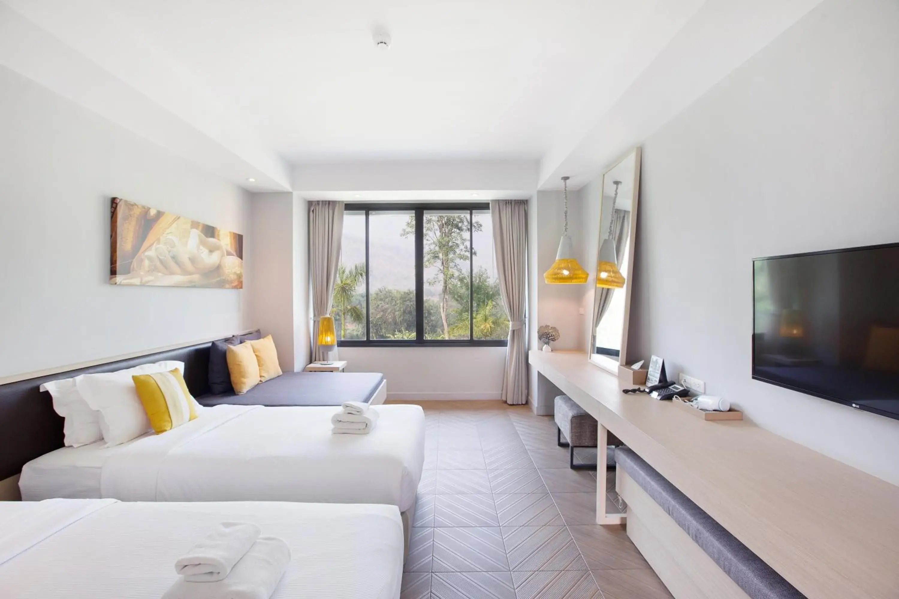 Deluxe Double or Twin Room in Mida Resort Kanchanaburi - SHA PLUS Deluxe Double or Twin Room in Mida Resort Kanchanaburi - SHA PLUS