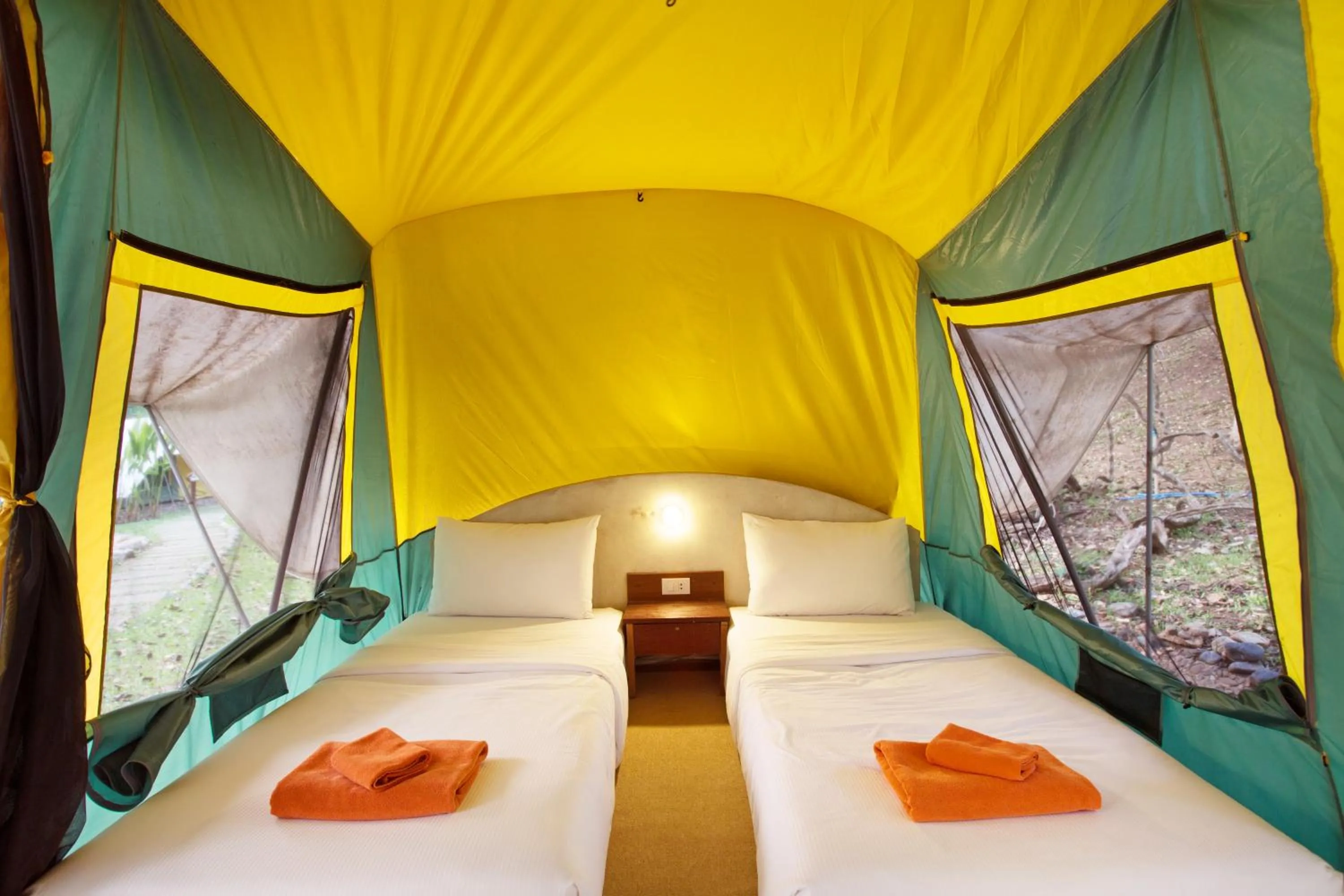 Bed in Mida Resort Kanchanaburi - SHA PLUS