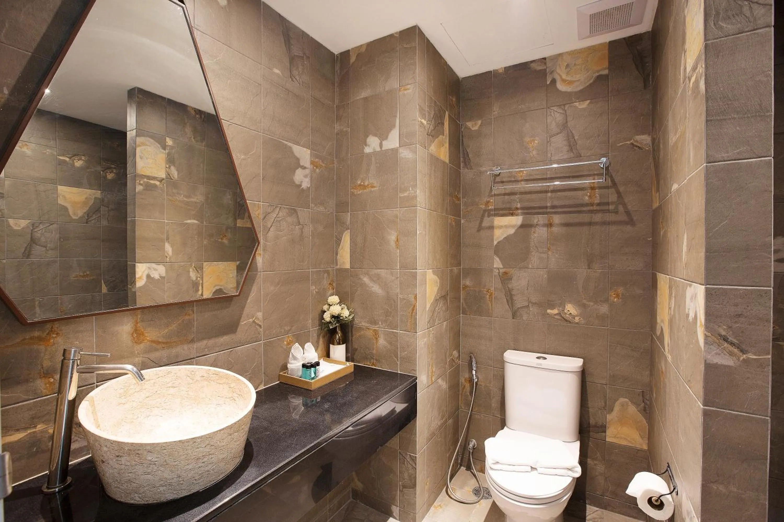 Bathroom in Mida Resort Kanchanaburi - SHA PLUS