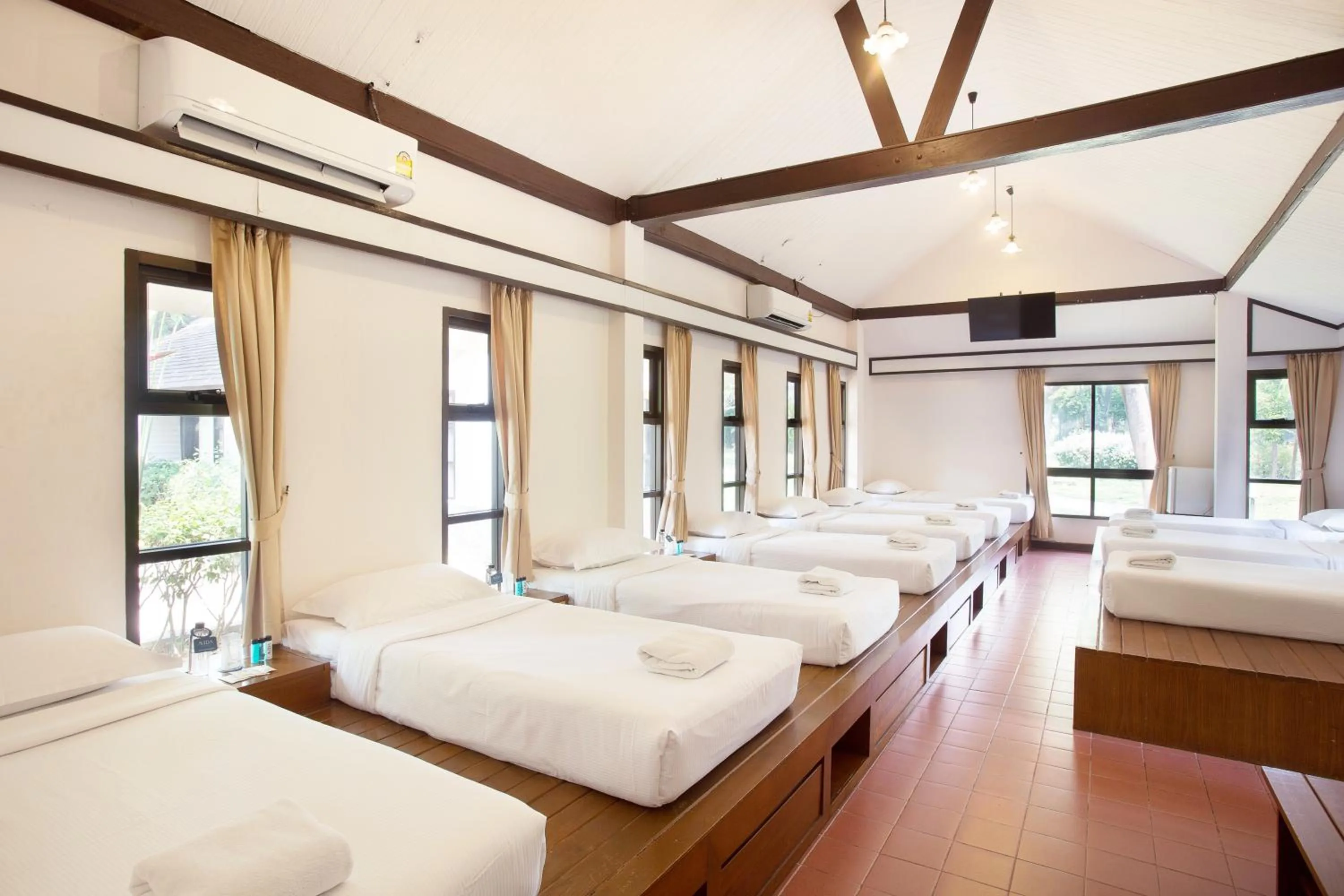 Photo of the whole room, Bed in Mida Resort Kanchanaburi - SHA PLUS