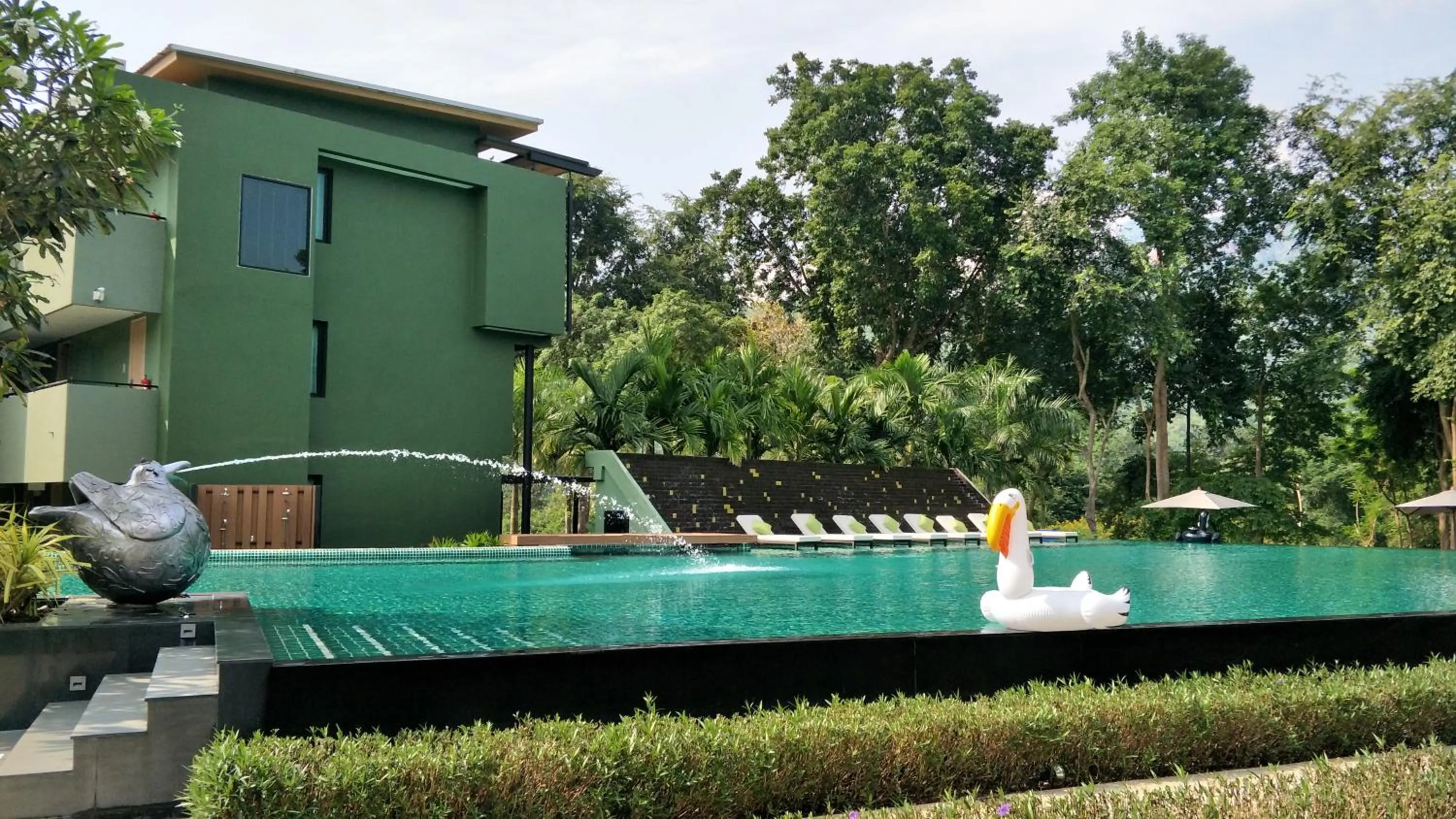 Swimming pool in Mida Resort Kanchanaburi - SHA PLUS