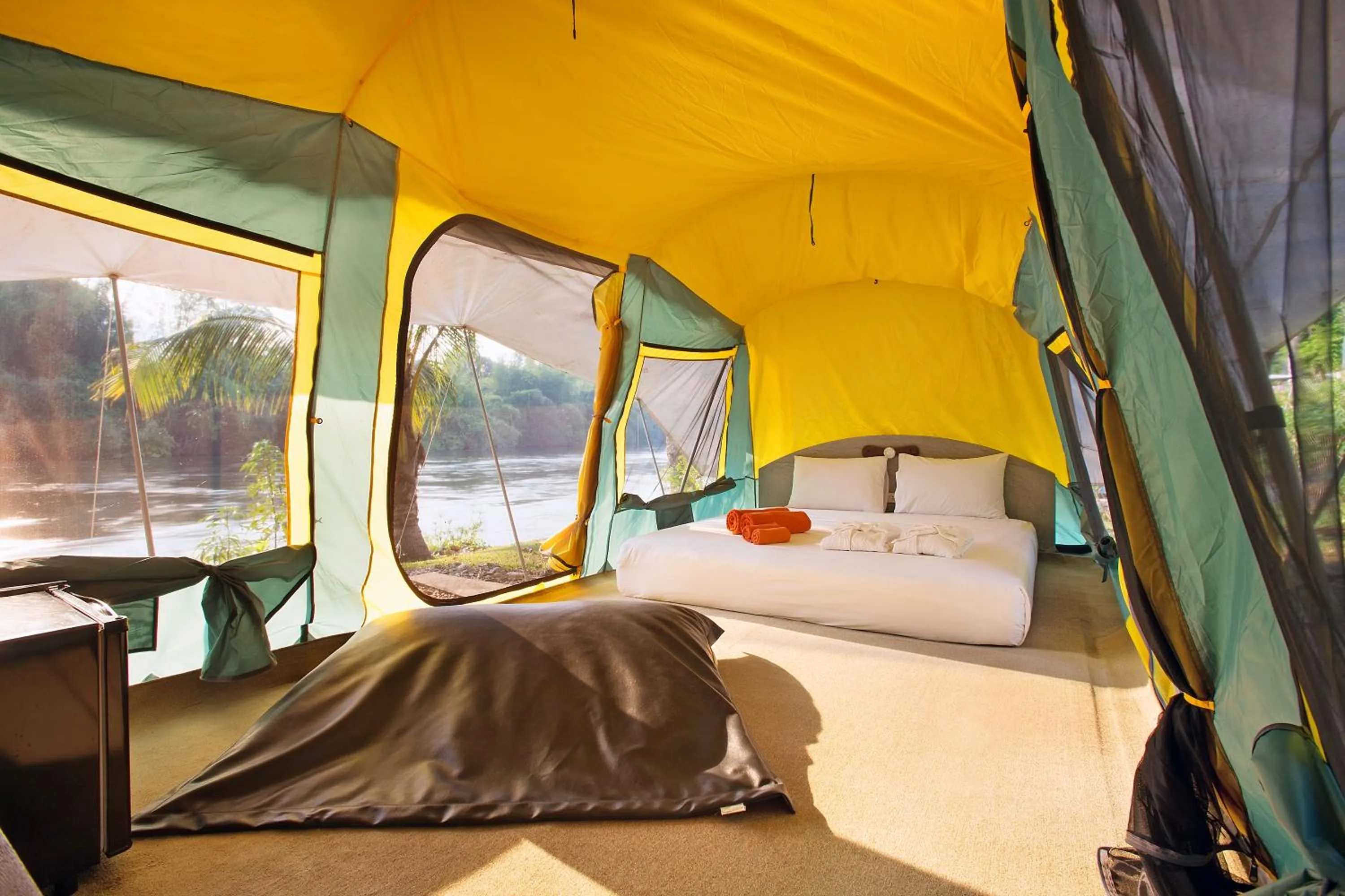 Photo of the whole room, Bed in Mida Resort Kanchanaburi - SHA PLUS