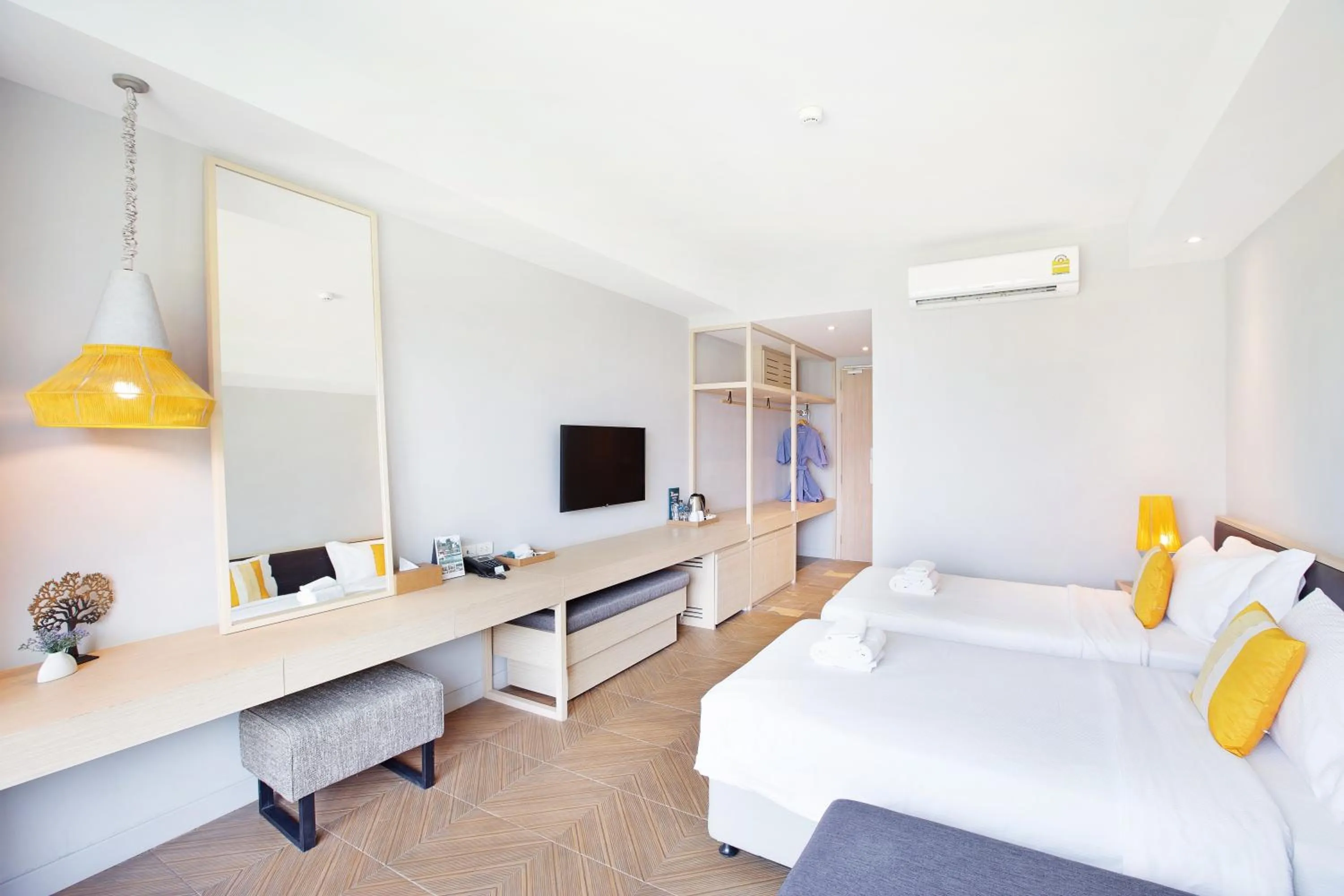 Photo of the whole room, Bed in Mida Resort Kanchanaburi - SHA PLUS