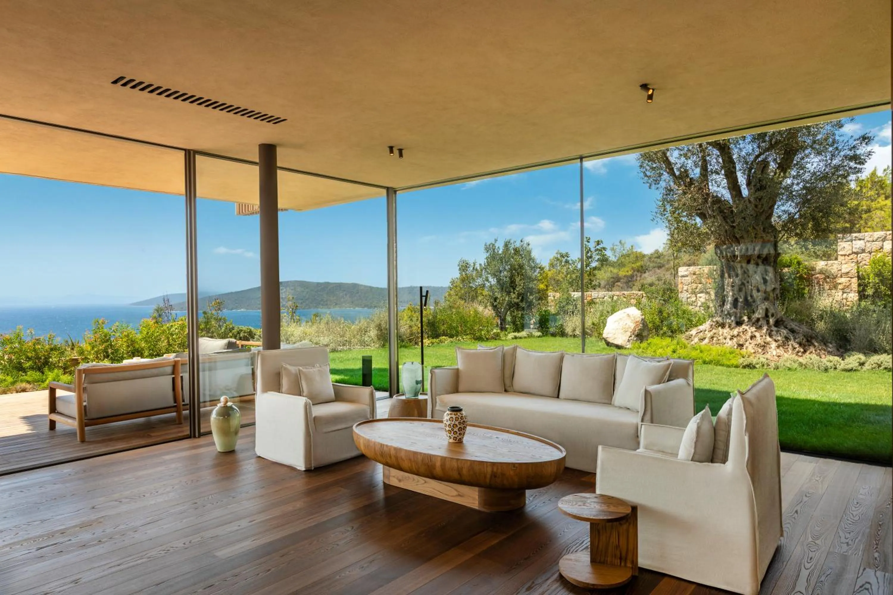 Living room in Lujo Hotel Bodrum