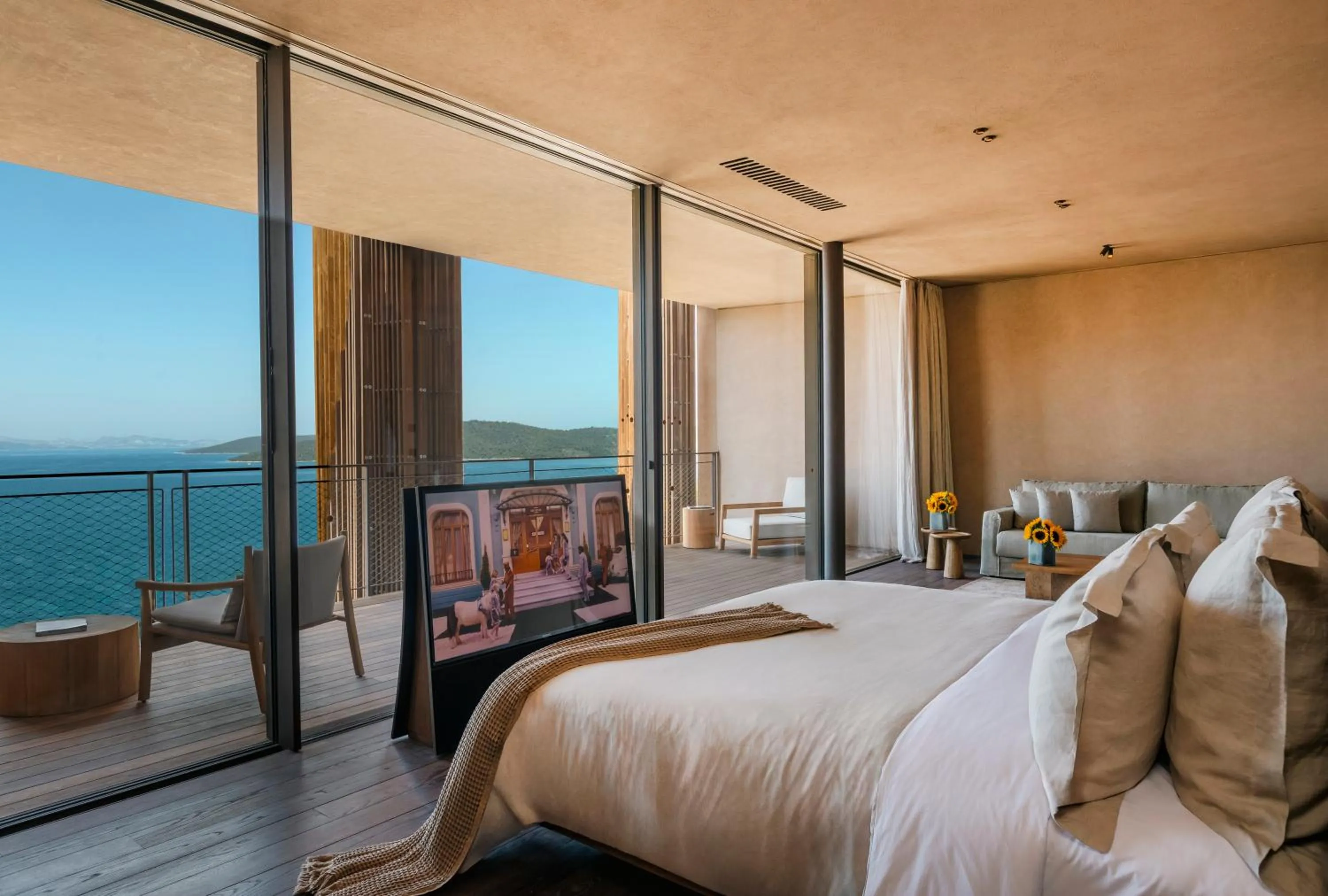 Bedroom, Bed in Lujo Hotel Bodrum