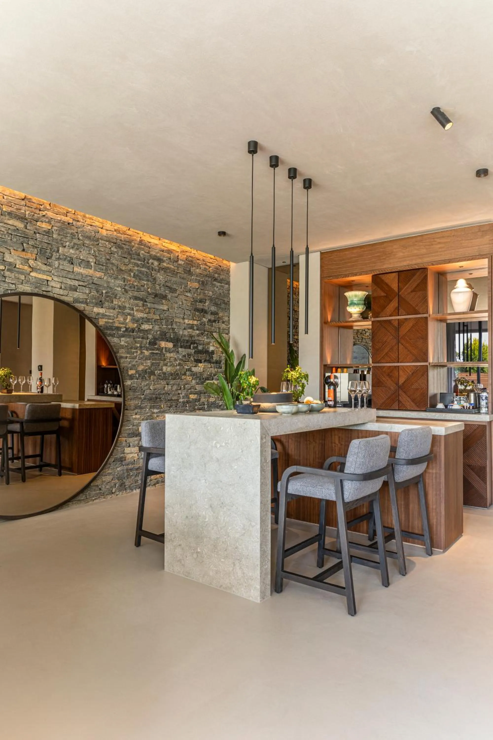 Kitchen or kitchenette in Lujo Hotel Bodrum