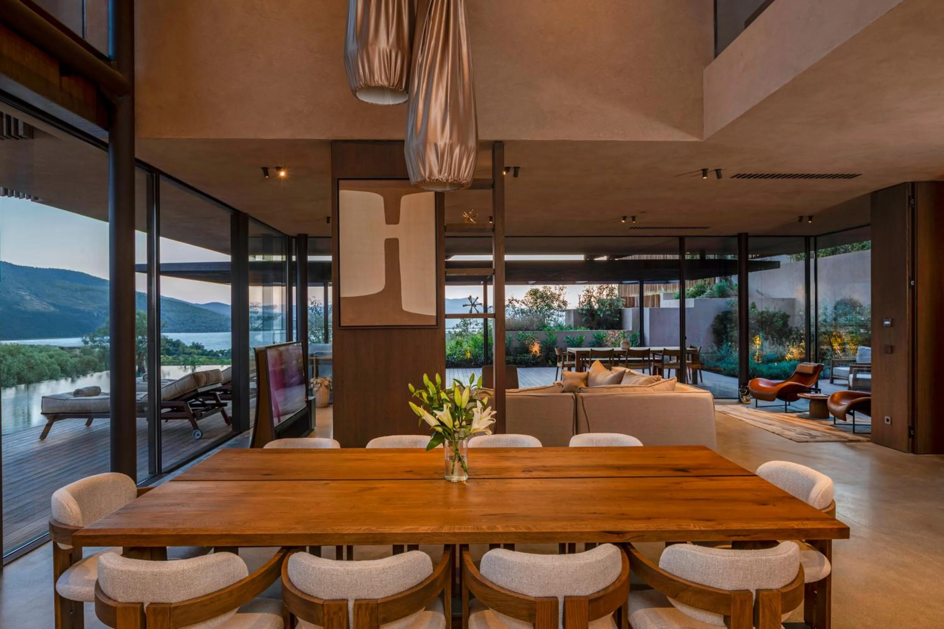 Living room in Lujo Hotel Bodrum