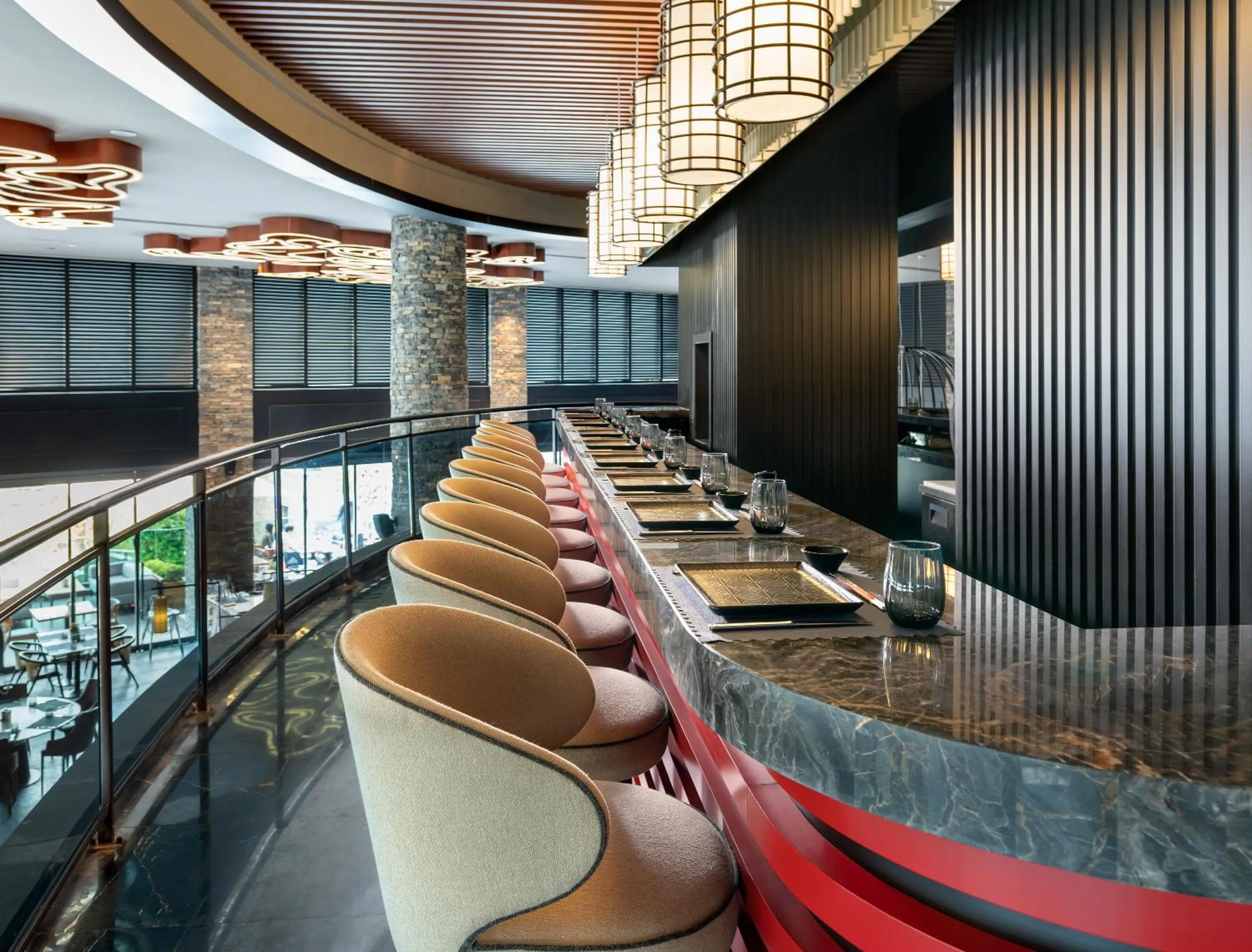 Seating area in Lujo Hotel Bodrum