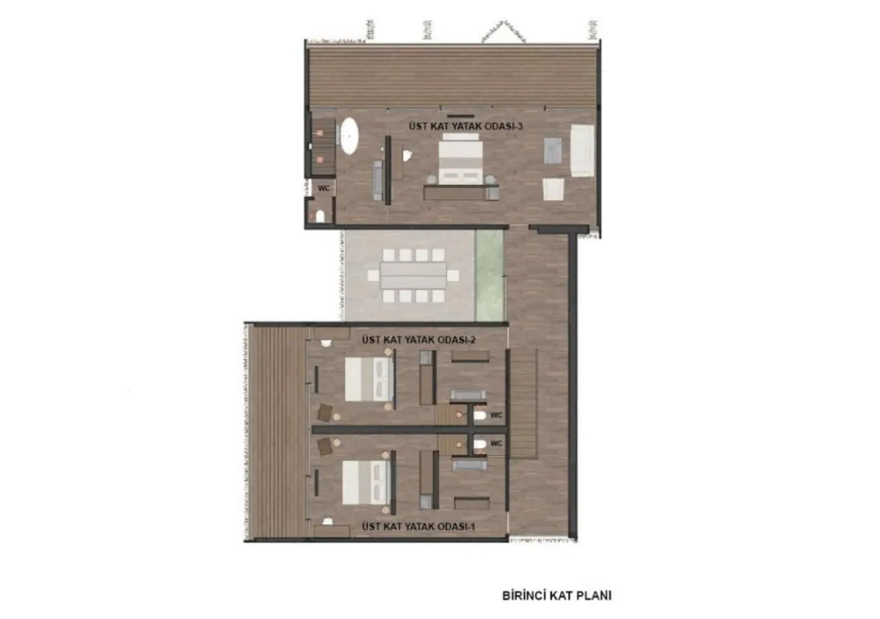 Floor plan in Lujo Hotel Bodrum