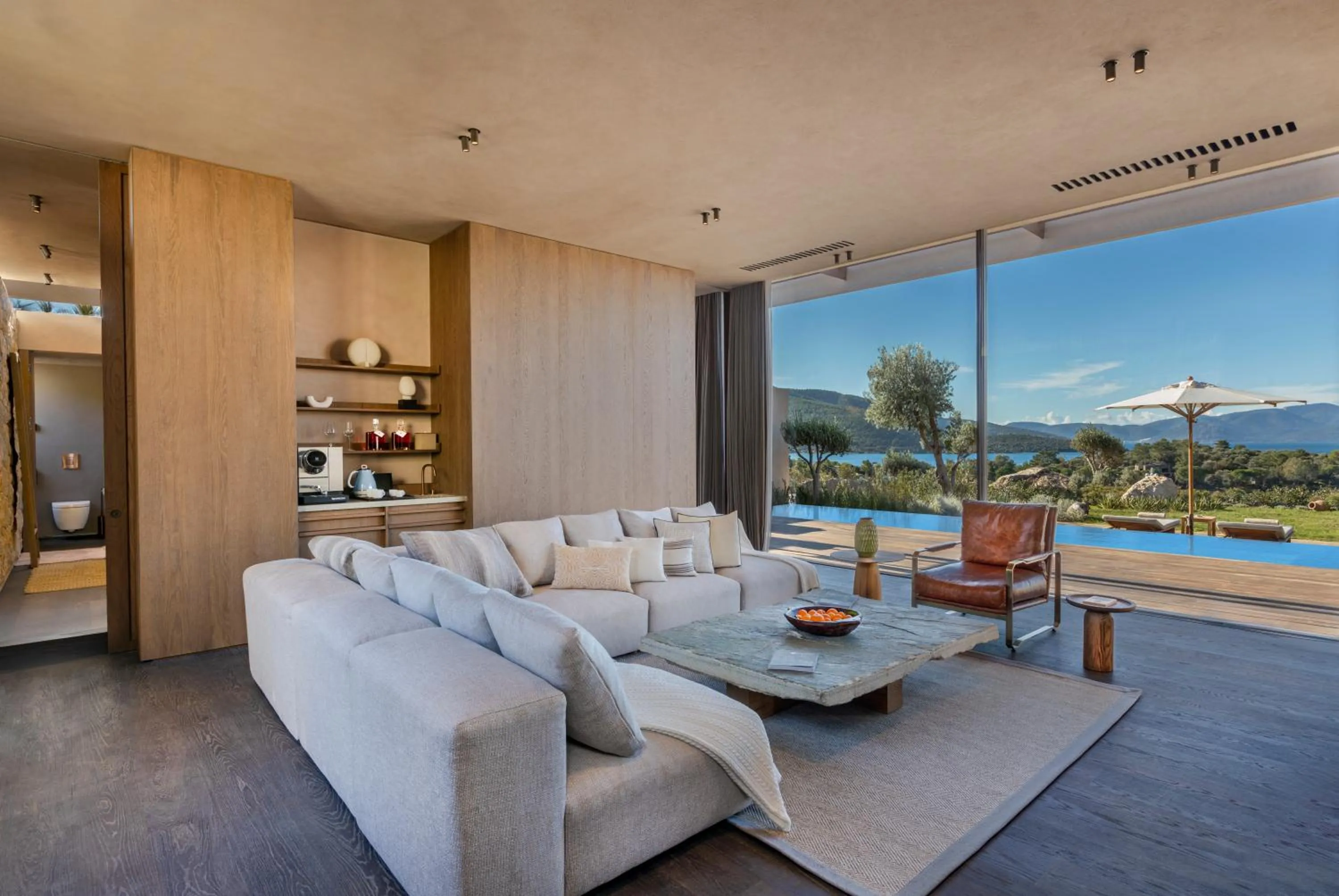 Living room in Lujo Hotel Bodrum