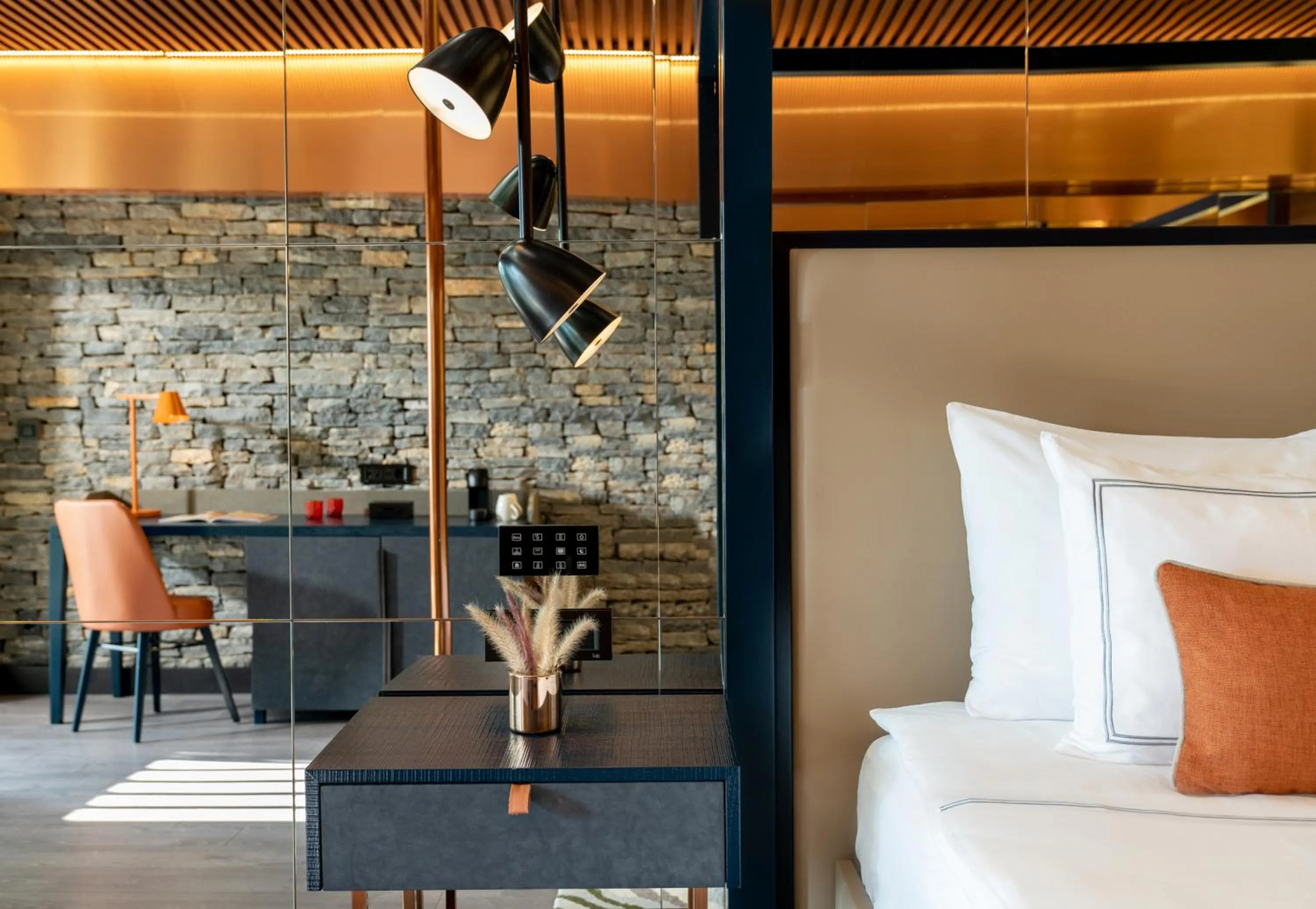 Bed in Lujo Hotel Bodrum