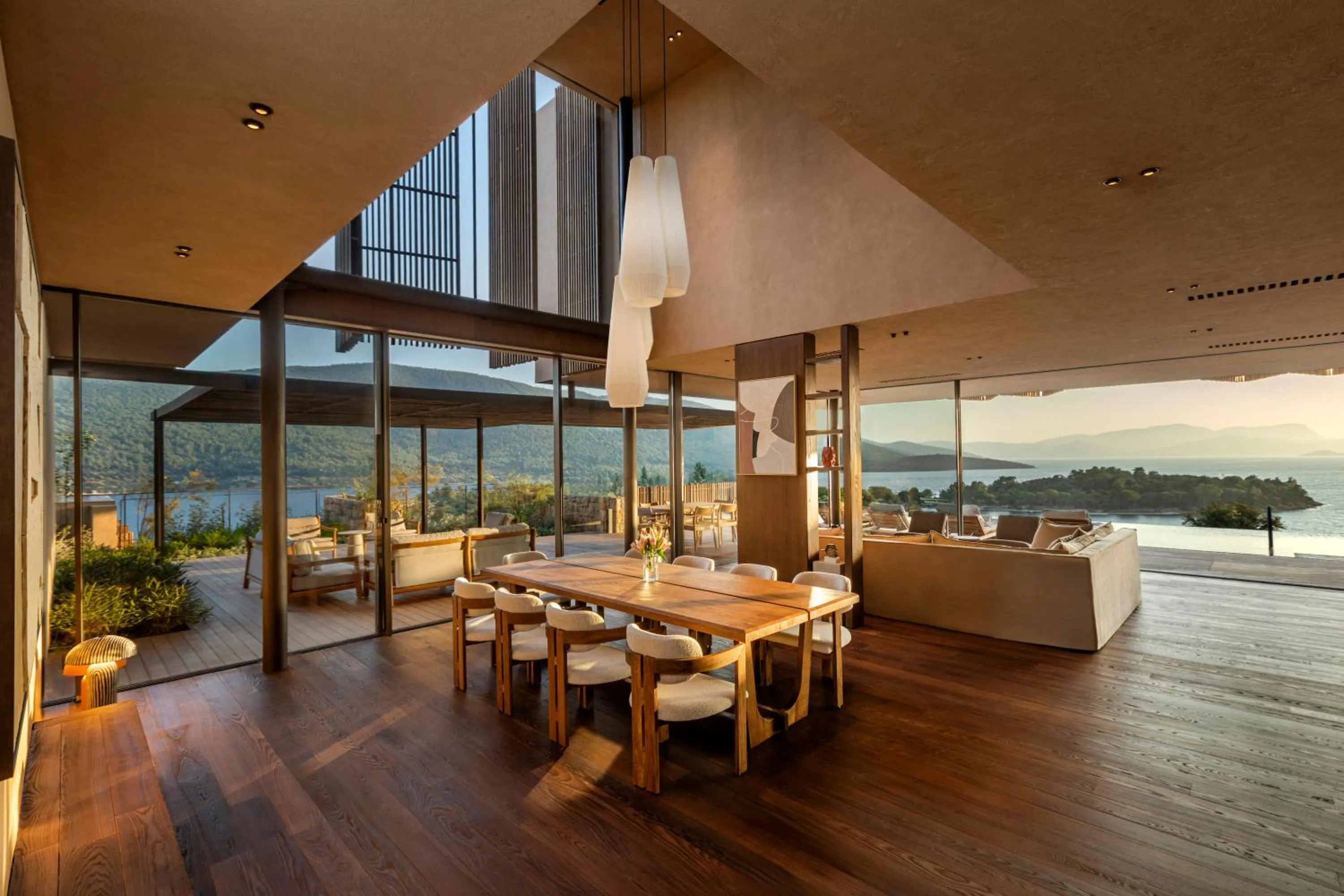 Living room in Lujo Hotel Bodrum