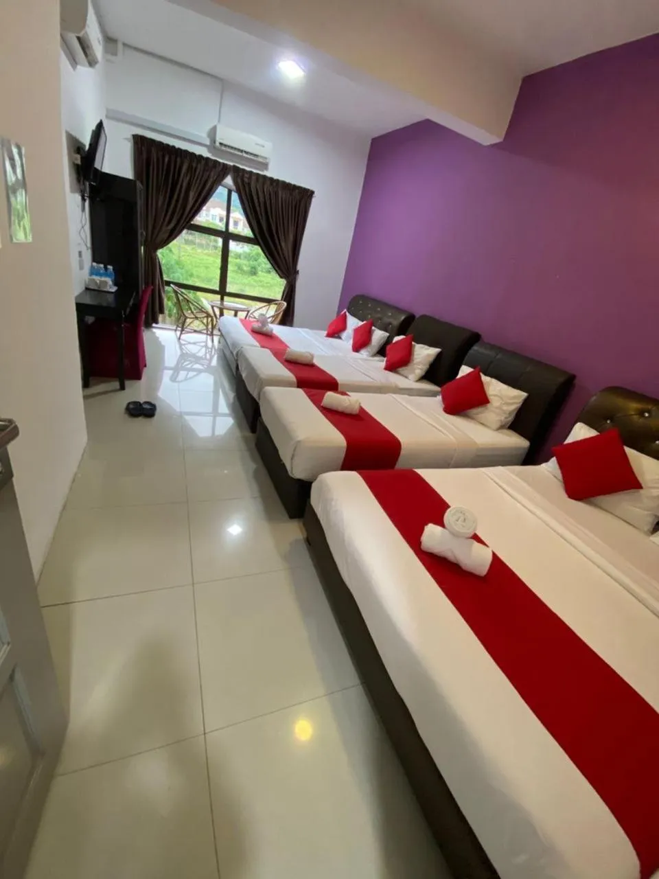 Bed in Max Ferringhi Hotel