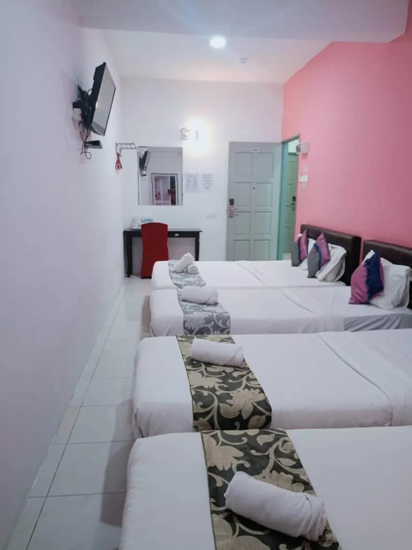 Bed in Max Ferringhi Hotel