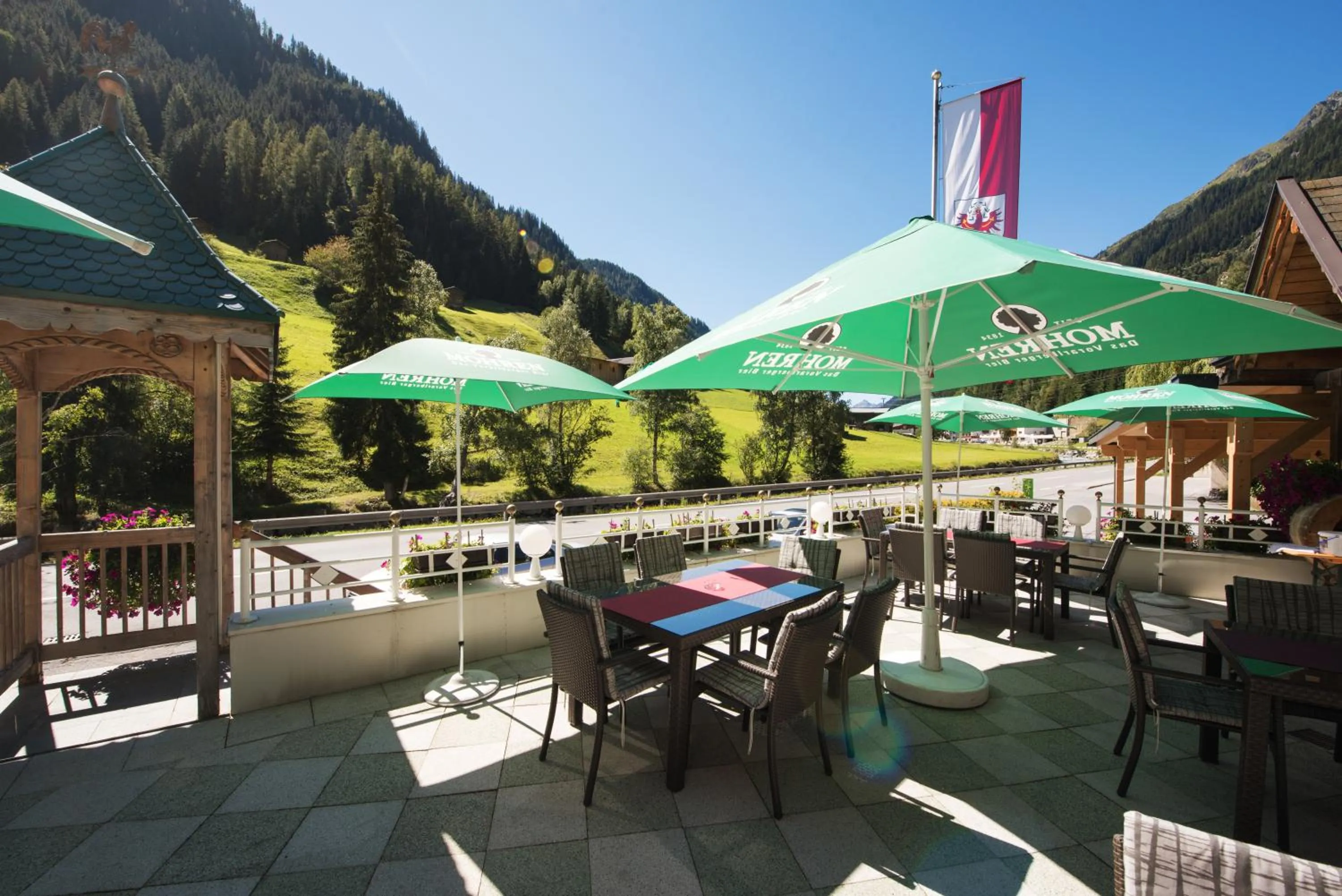 Balcony/Terrace in Hotel Höllroah