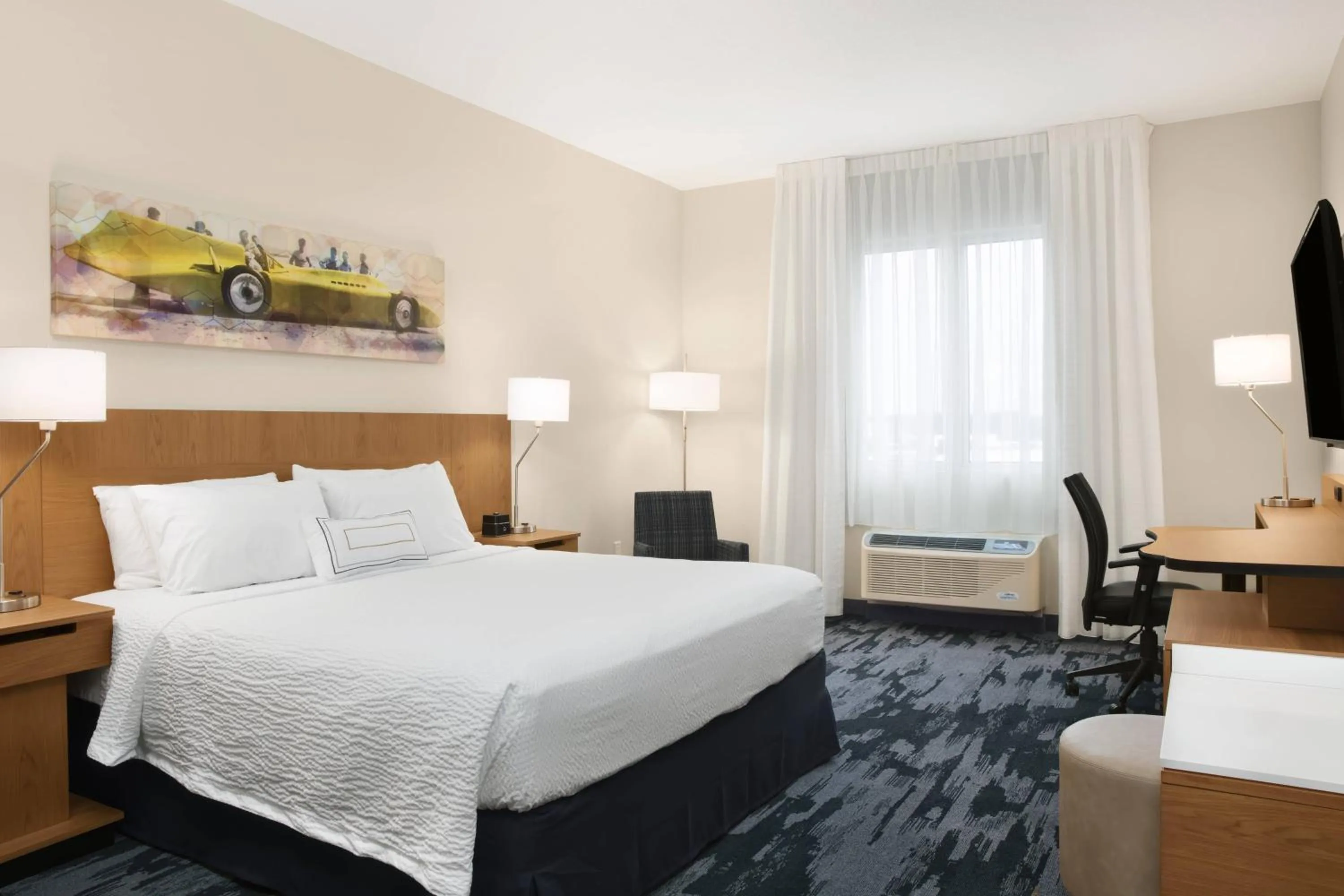 Bedroom, Bed in Fairfield Inn & Suites by Marriott Daytona Beach Speedway/Airport