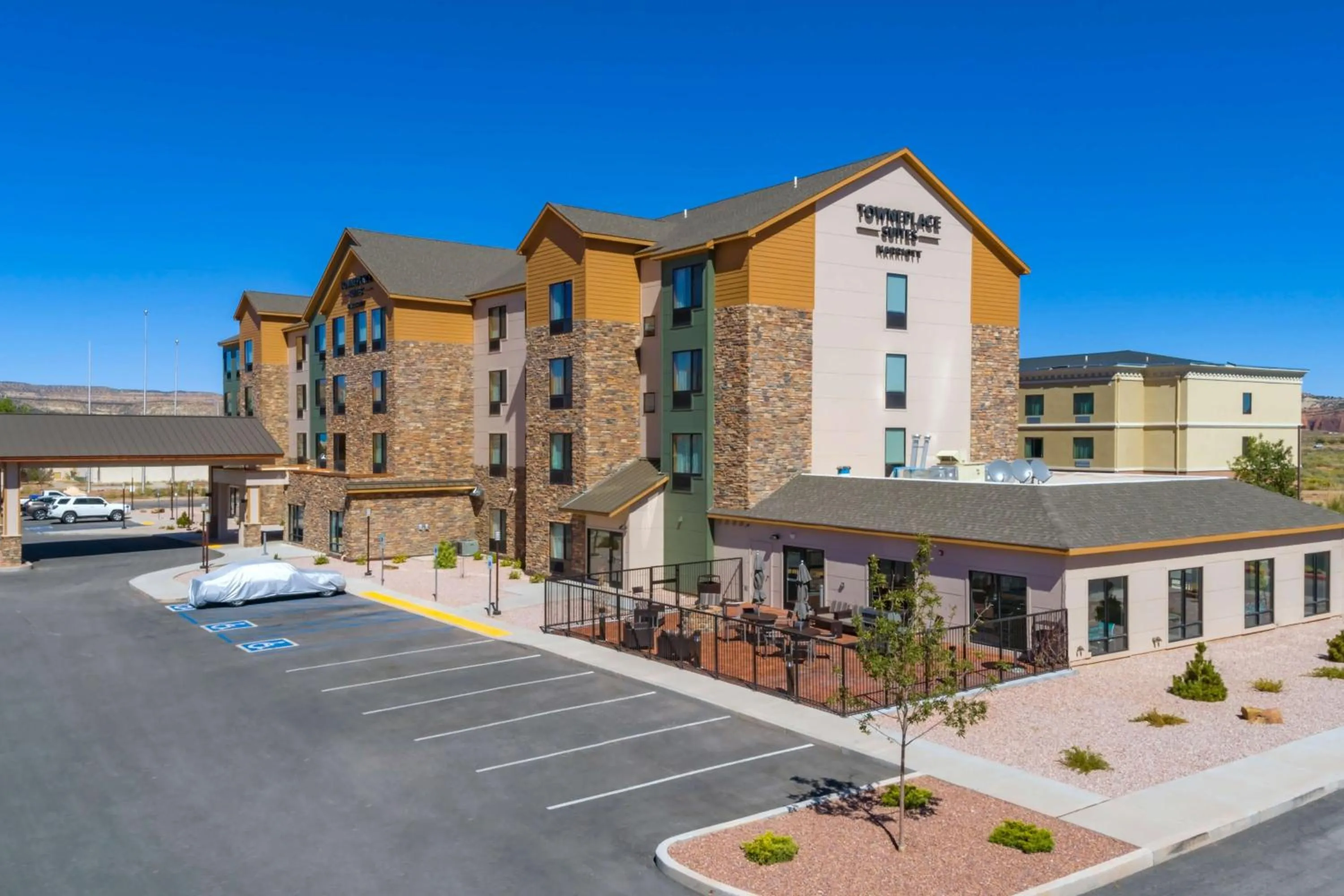 Property building in TownePlace by Marriott Suites Gallup