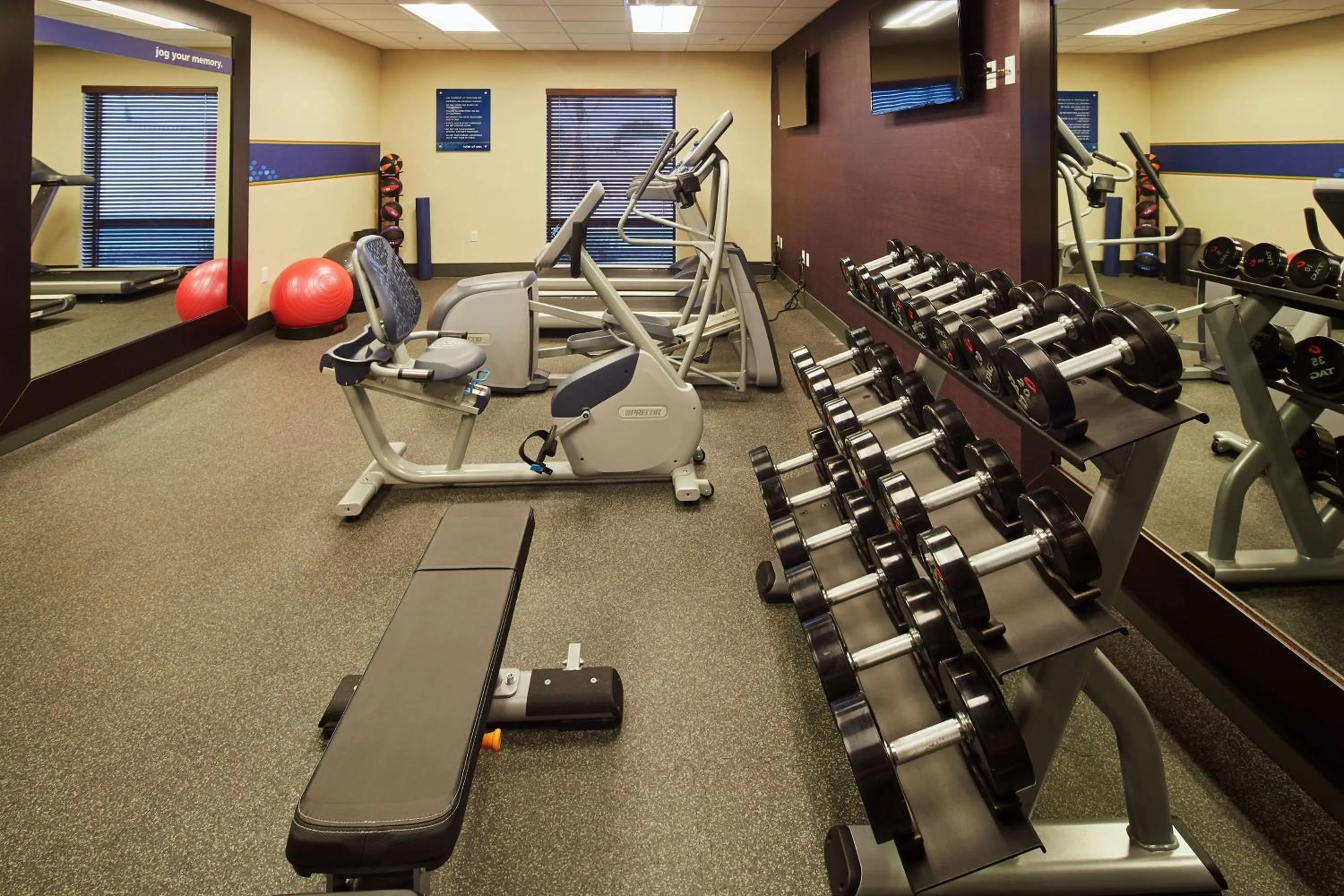 Fitness centre/facilities in Hampton Inn Parker, AZ