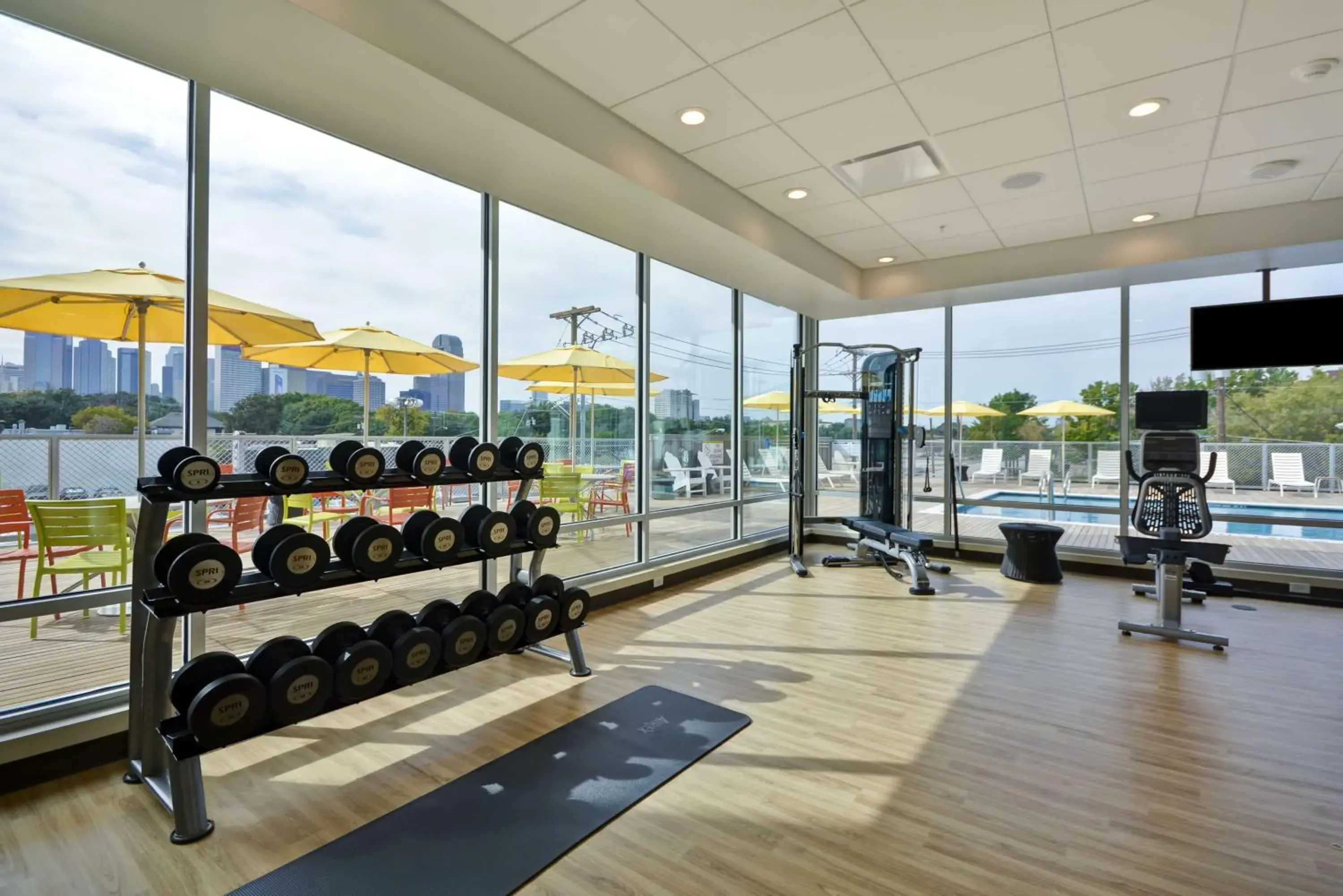 Fitness centre/facilities in Home2 Suites by Hilton Dallas Downtown at Baylor Scott & White Fitness centre/facilities in Home2 Suites by Hilton Dallas Downtown at Baylor Scott & White