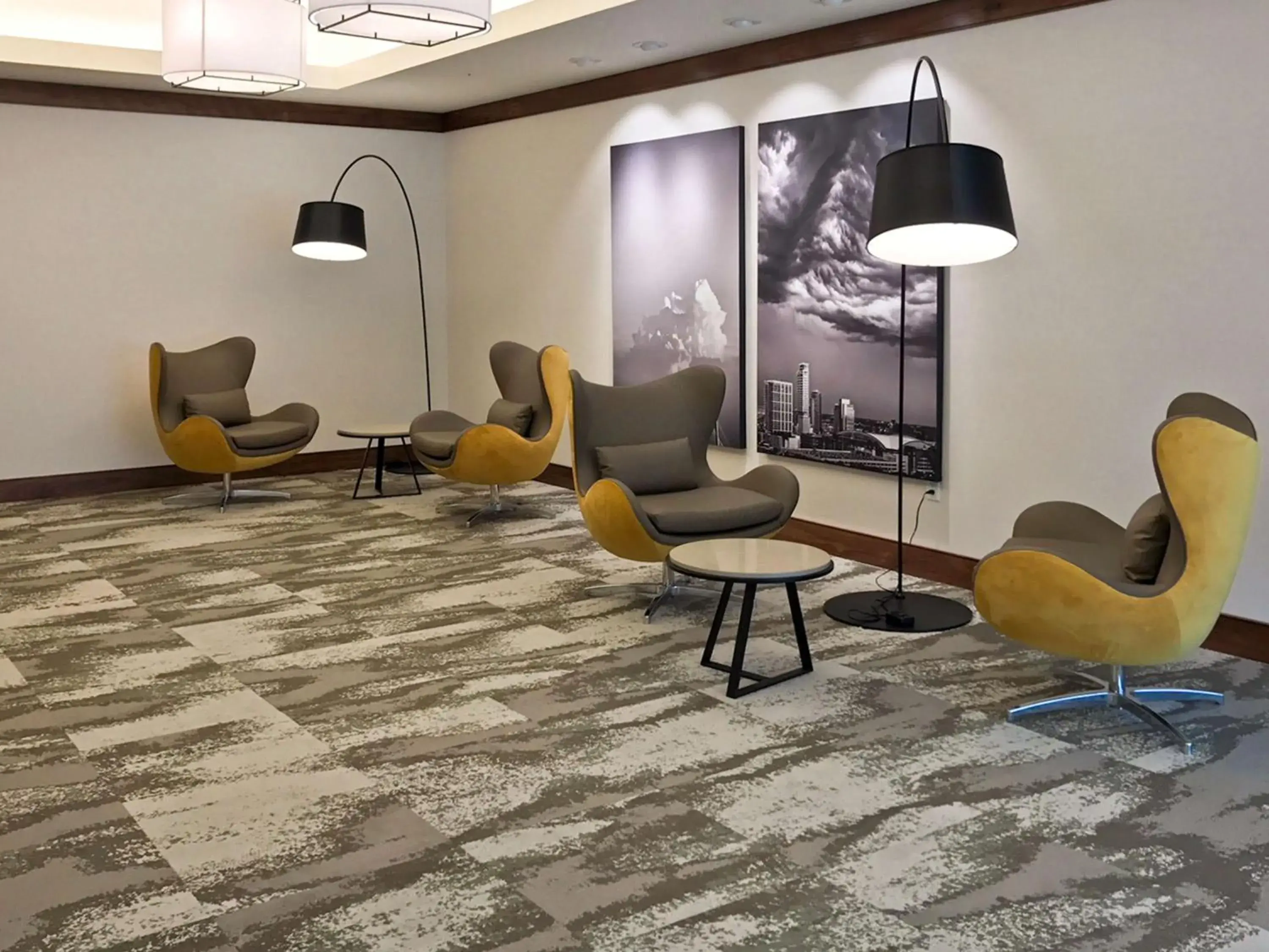 Lobby or reception in Home2 Suites by Hilton Dallas Downtown at Baylor Scott & White Lobby or reception in Home2 Suites by Hilton Dallas Downtown at Baylor Scott & White