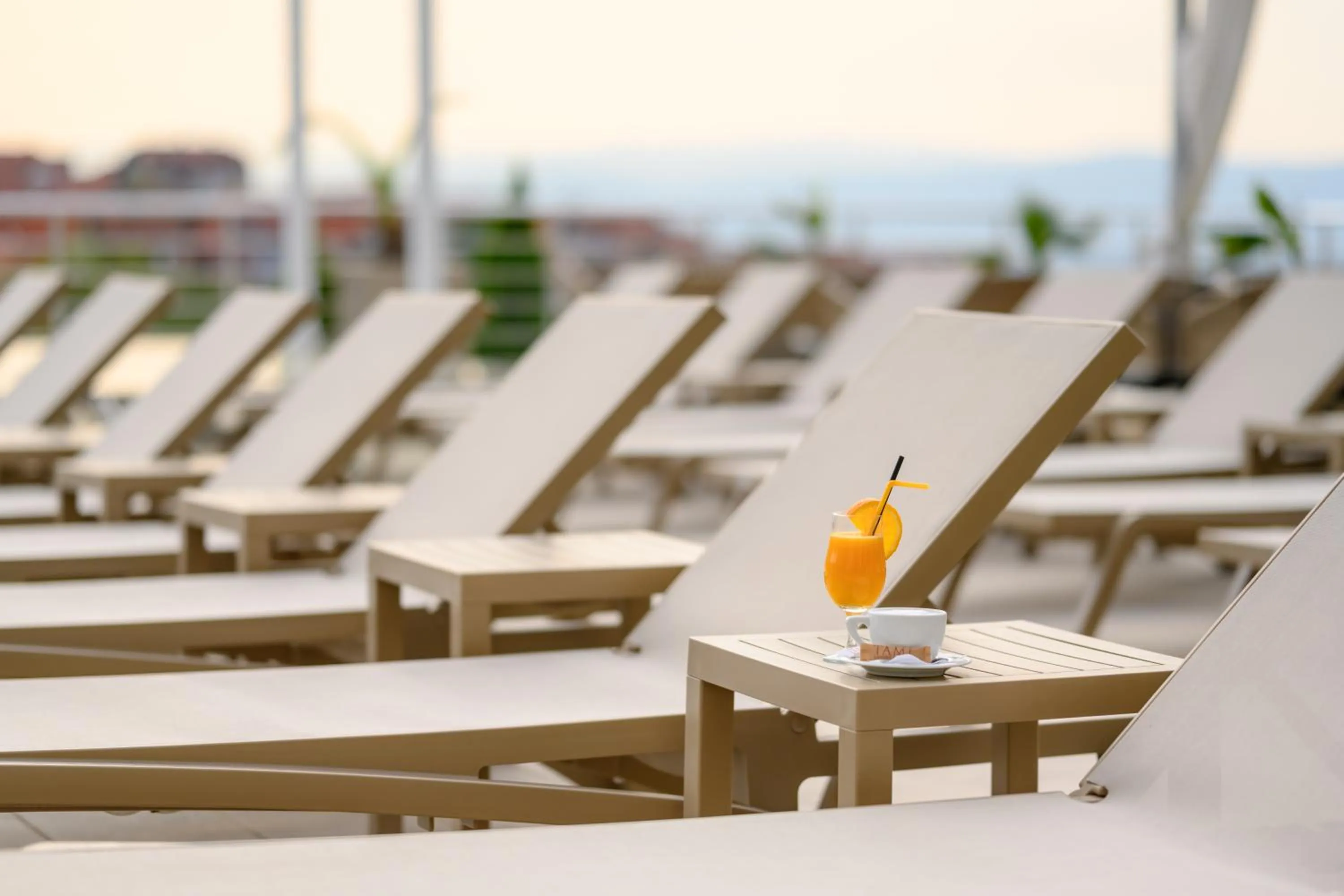 sunbed in Hotel Tami Residence