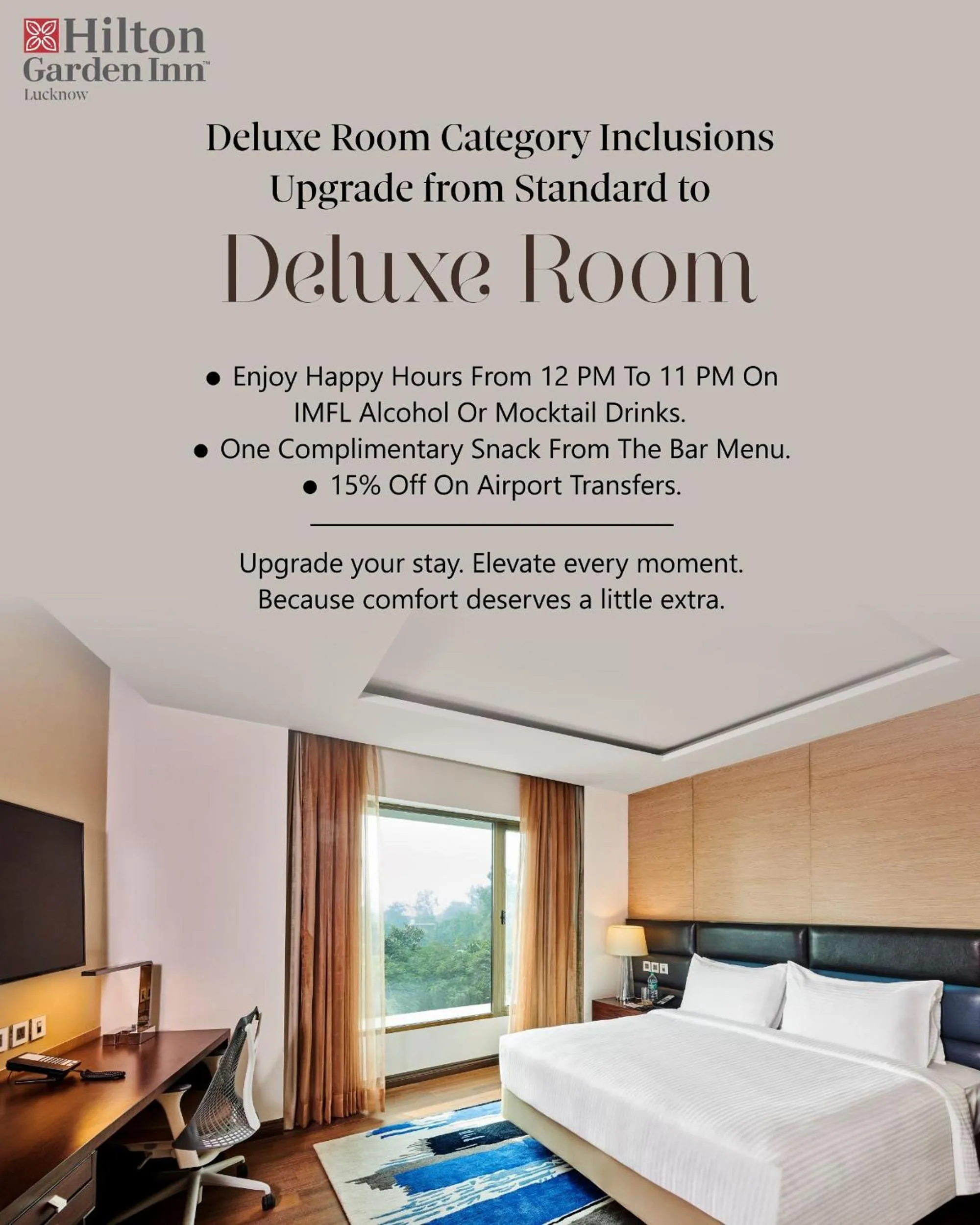 Other, Bed in Hilton Garden Inn Lucknow