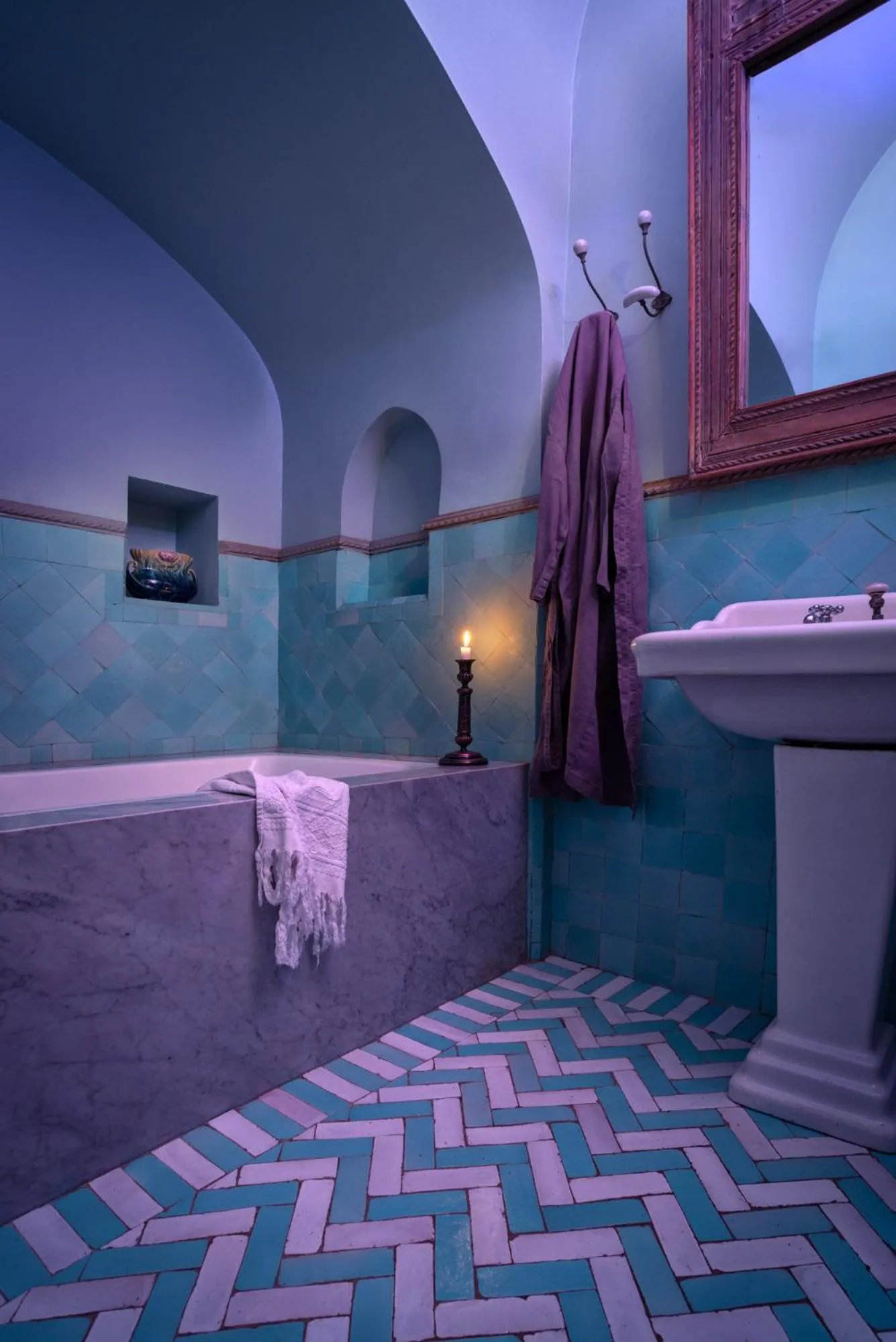 Bathroom in Riad Kbour & Chou