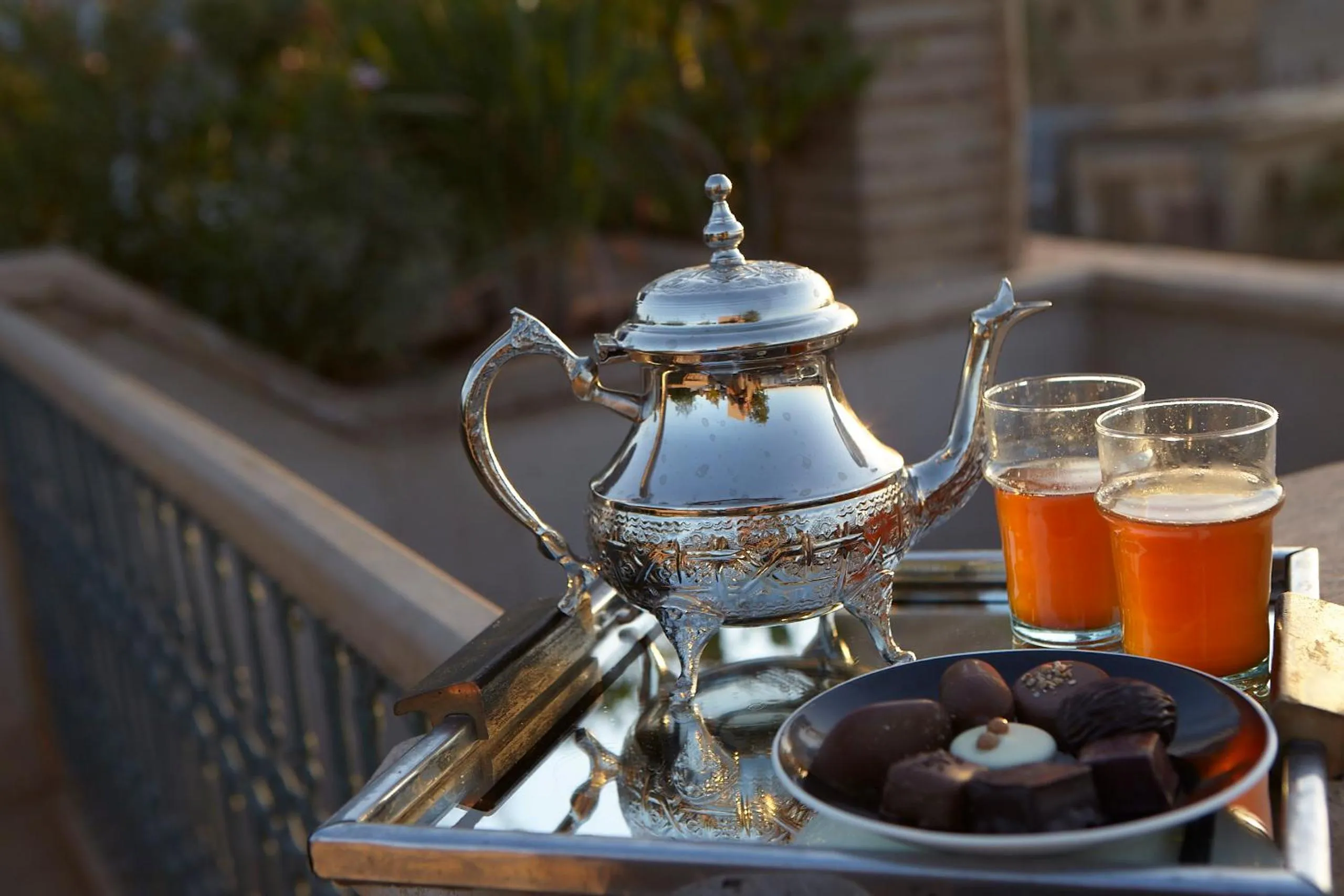 Balcony/Terrace in Riad Kbour & Chou