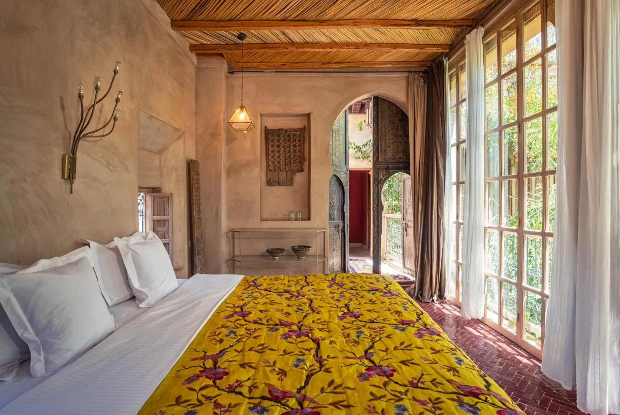 Bedroom, Bed in Riad Kbour & Chou