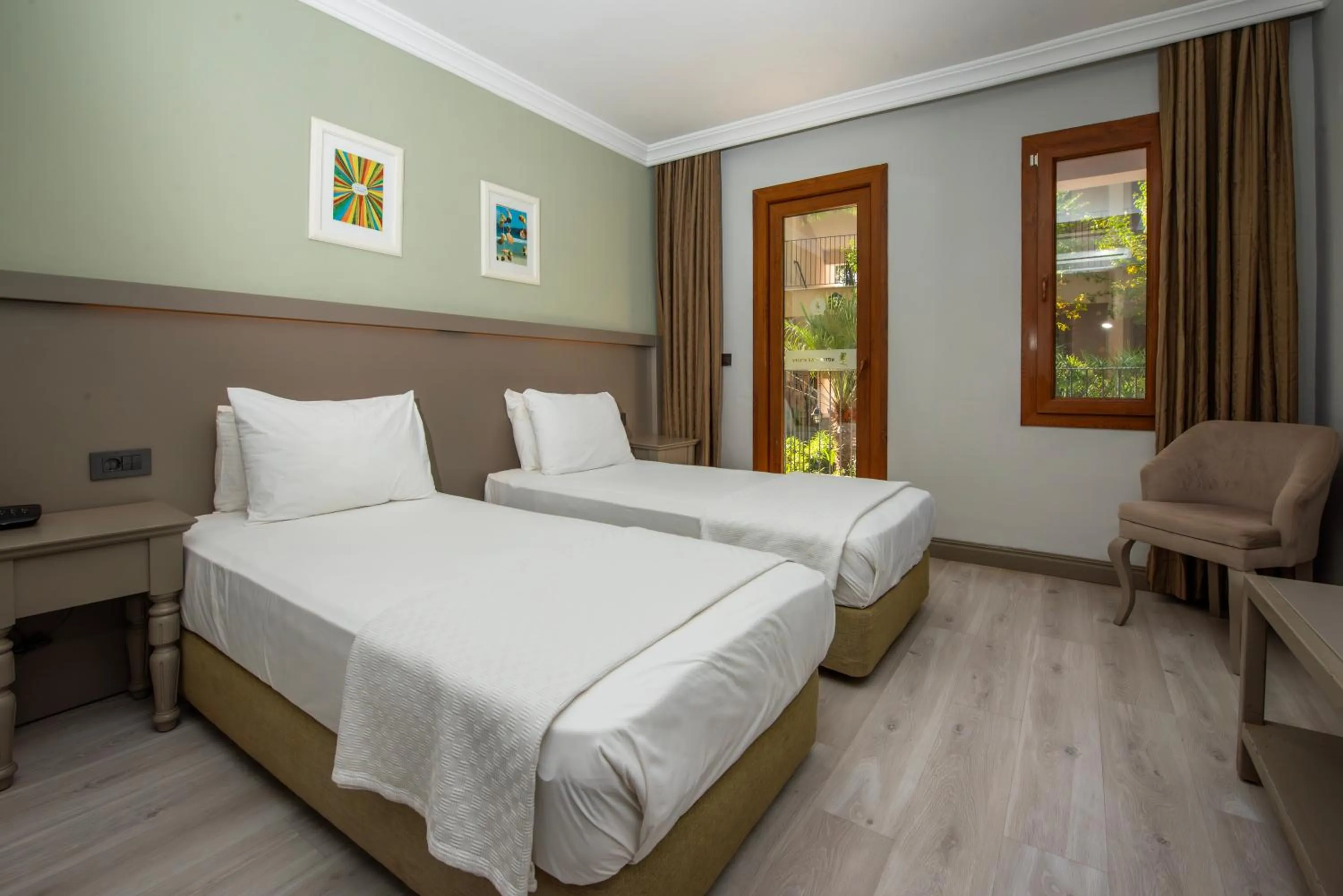 Bed in Pine Valley Hotel Oludeniz