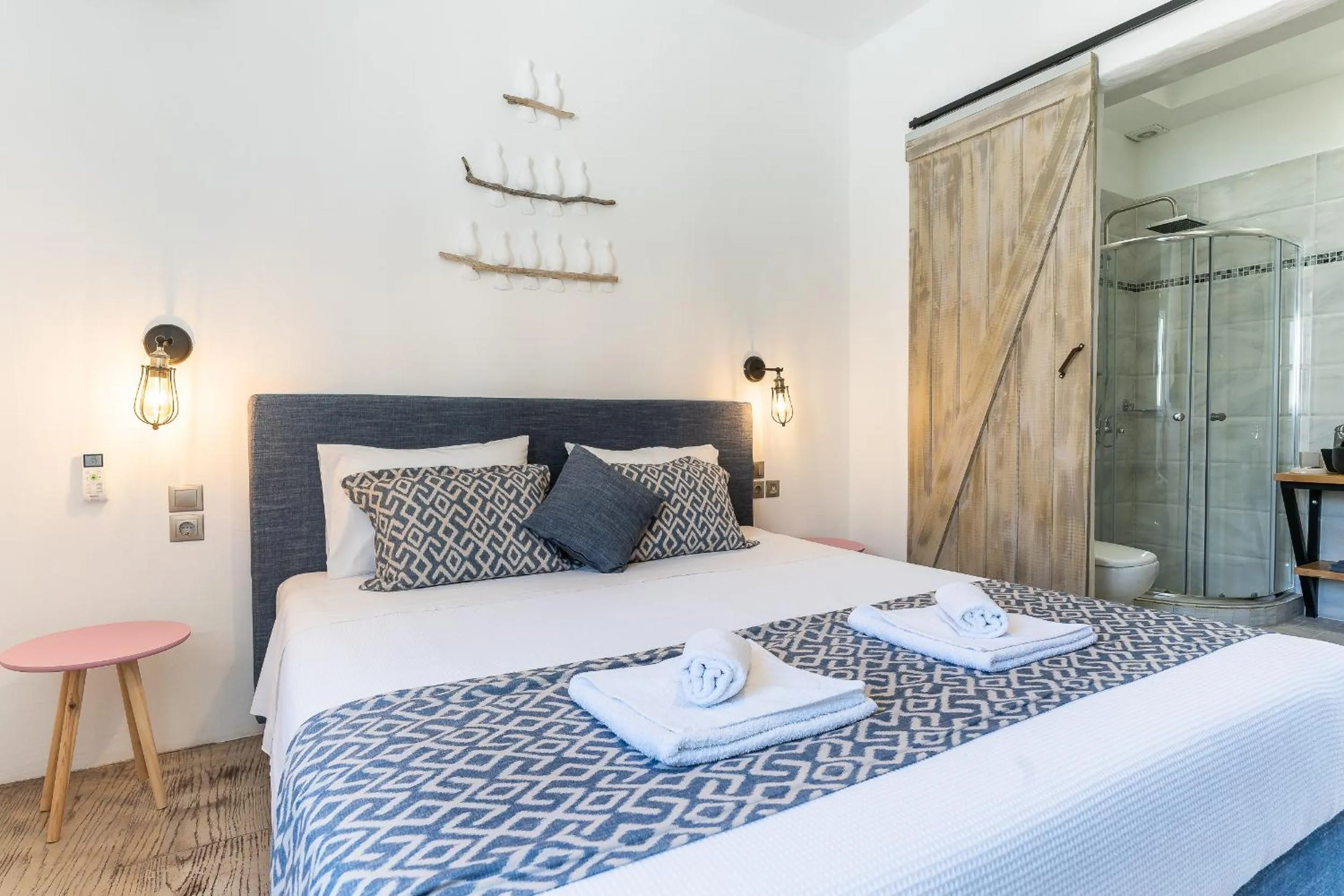 Bed in Muses of art Villas