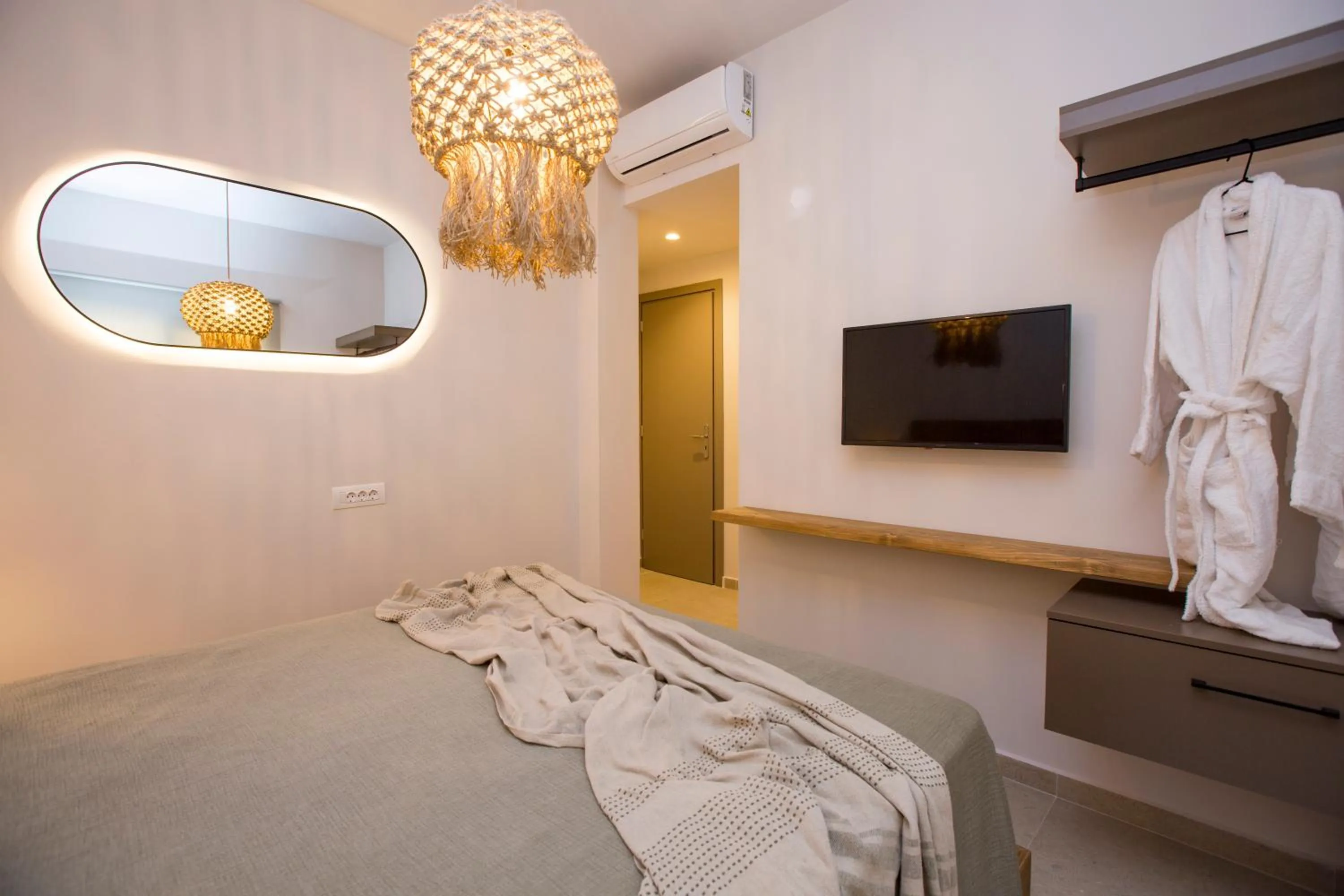 Bed in Muses of art Villas