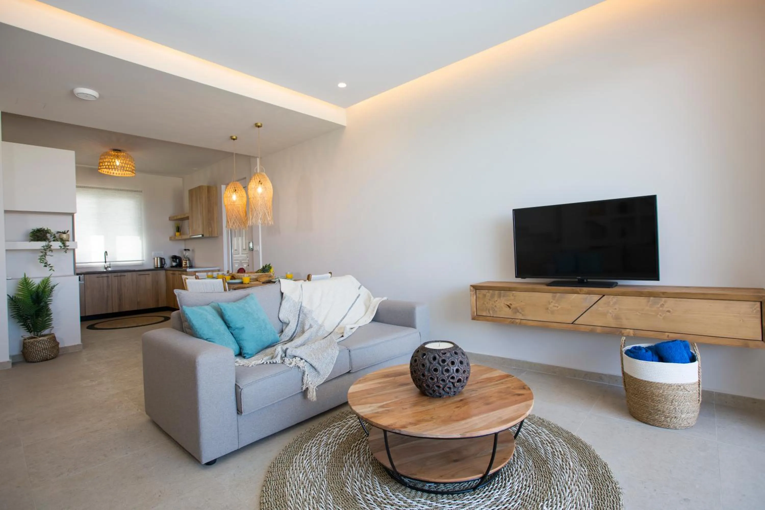 Living room in Muses of art Villas