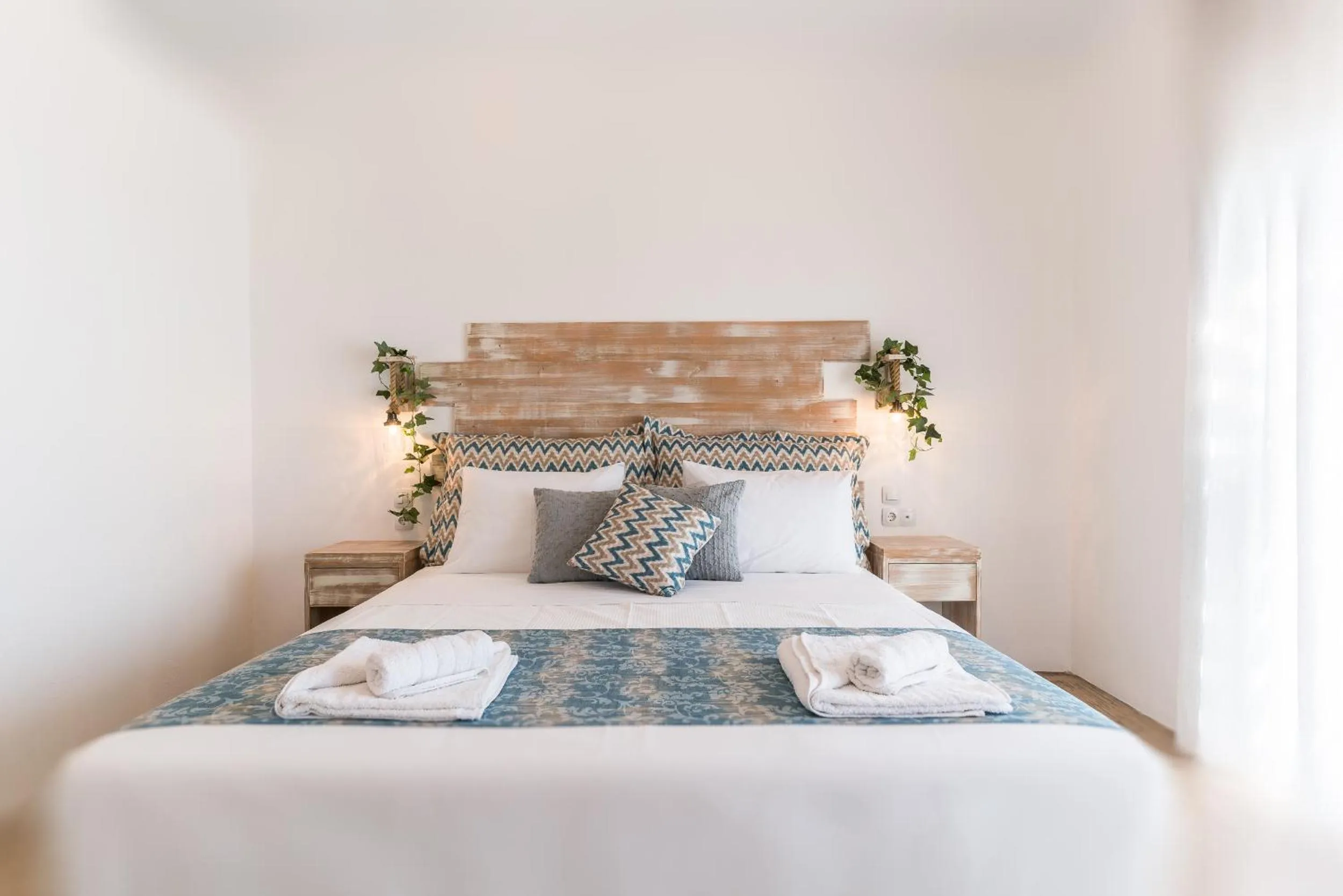 Bed in Muses of art Villas