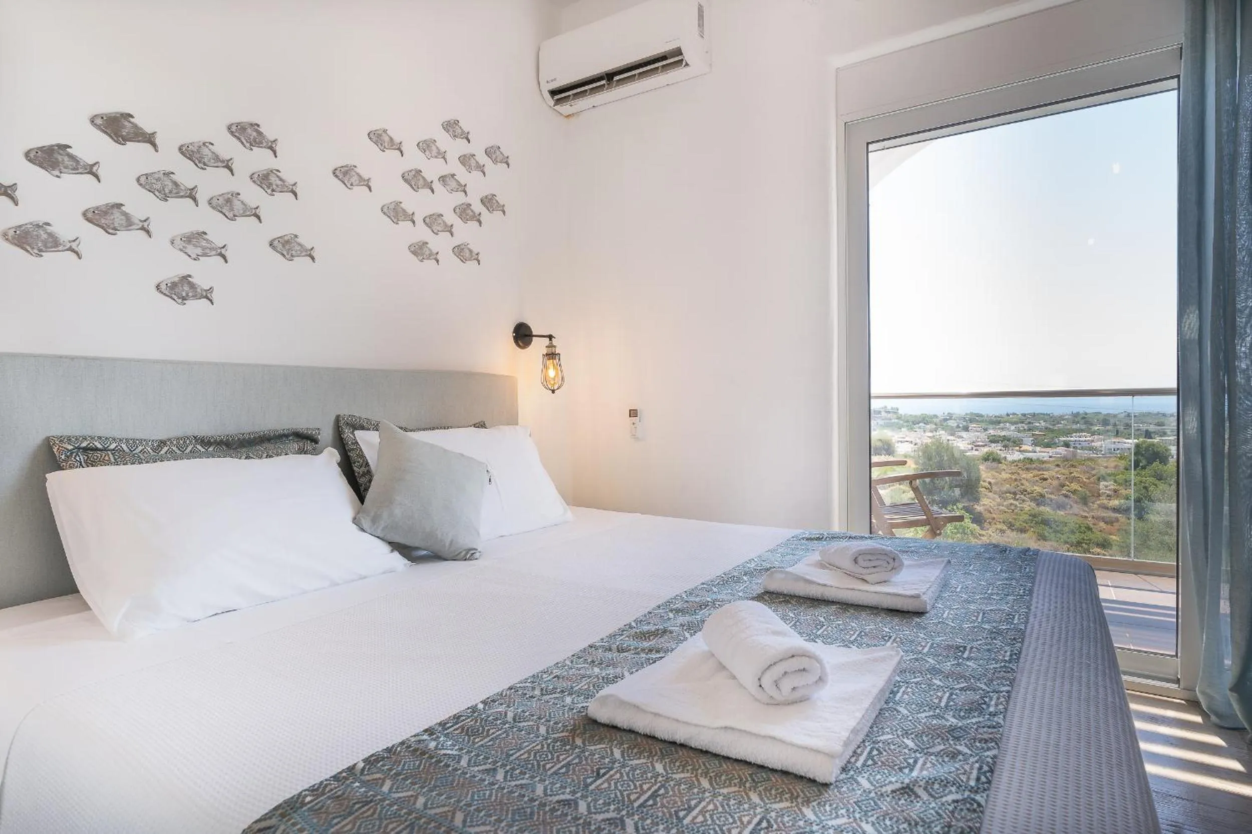 Bed in Muses of art Villas