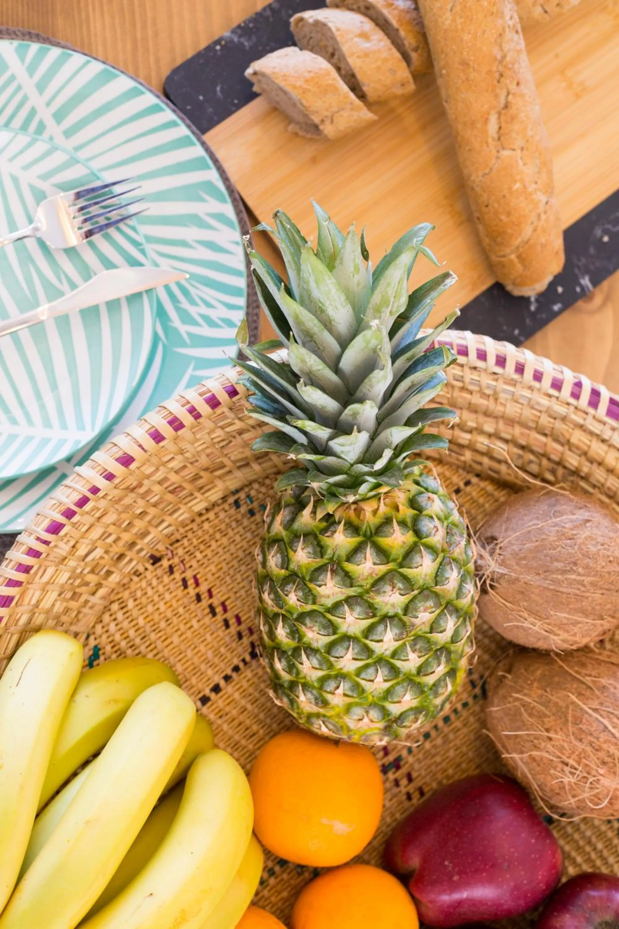 Food in Muses of art Villas