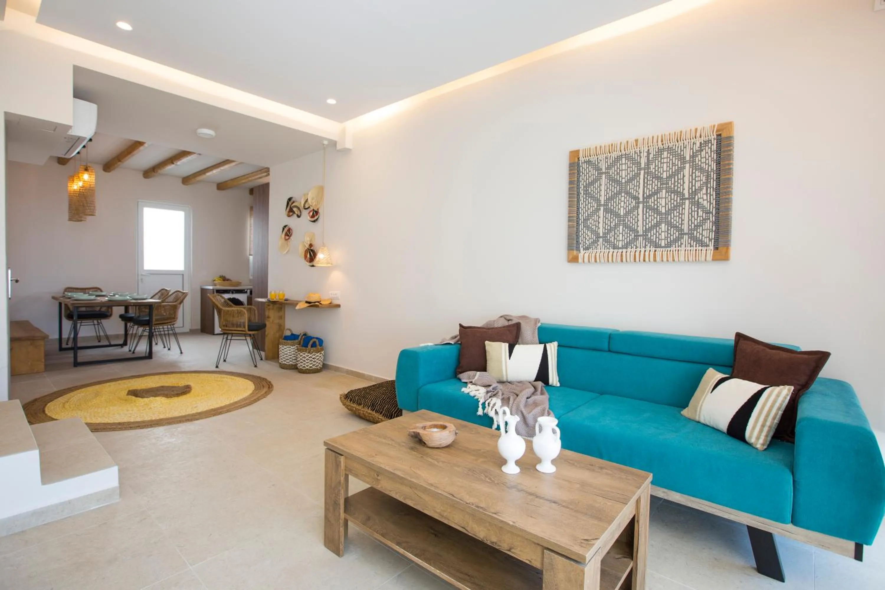 Living room in Muses of art Villas