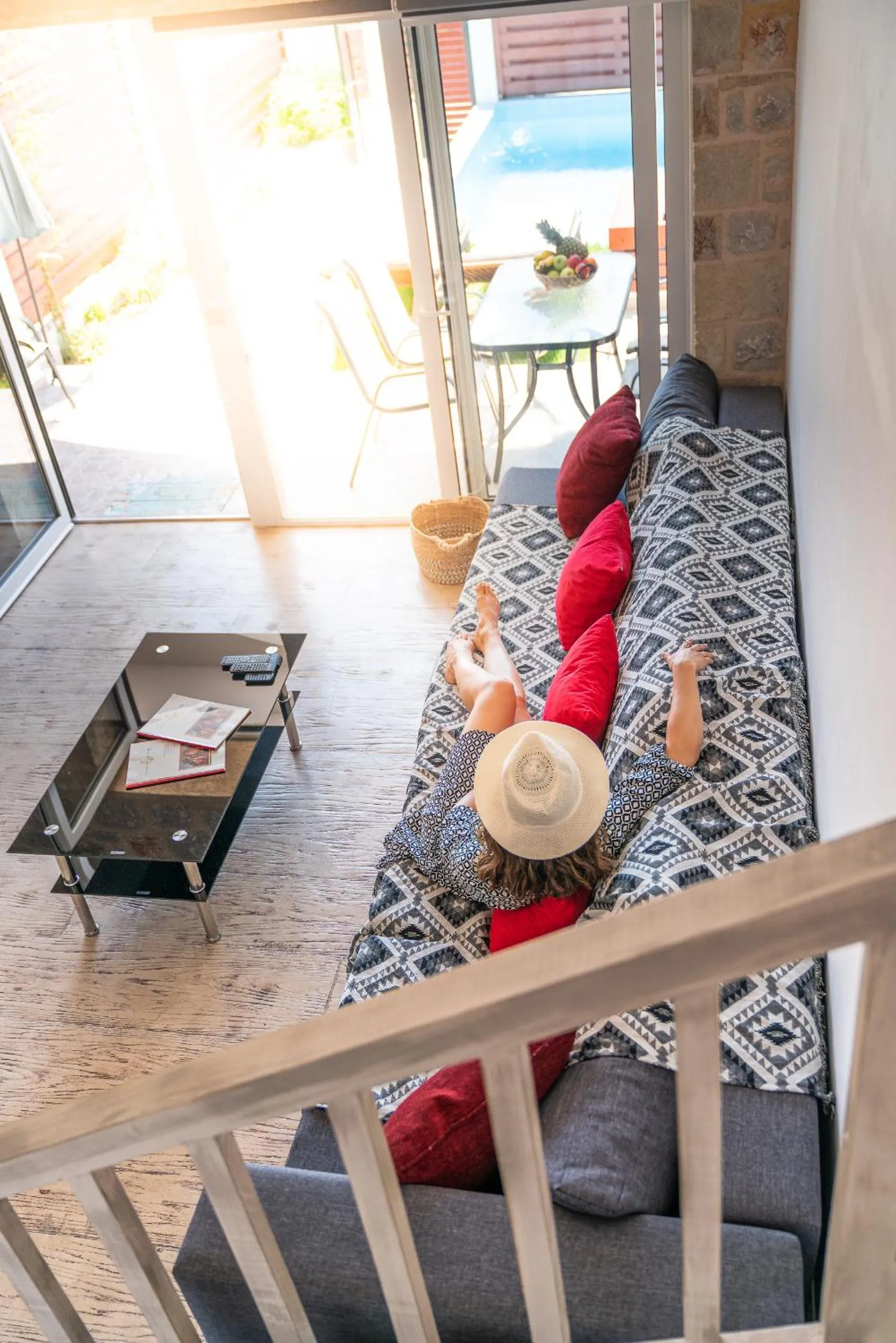 Living room in Muses of art Villas