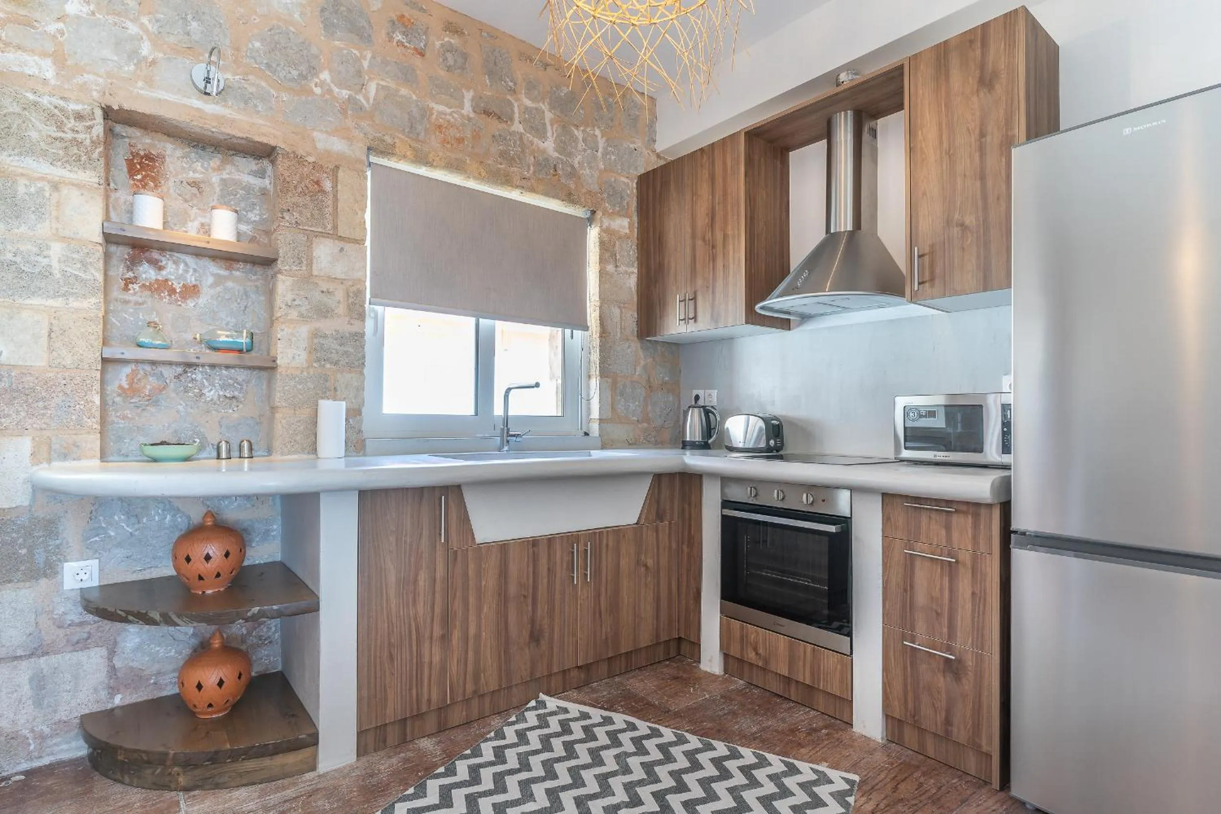 Kitchen or kitchenette in Muses of art Villas