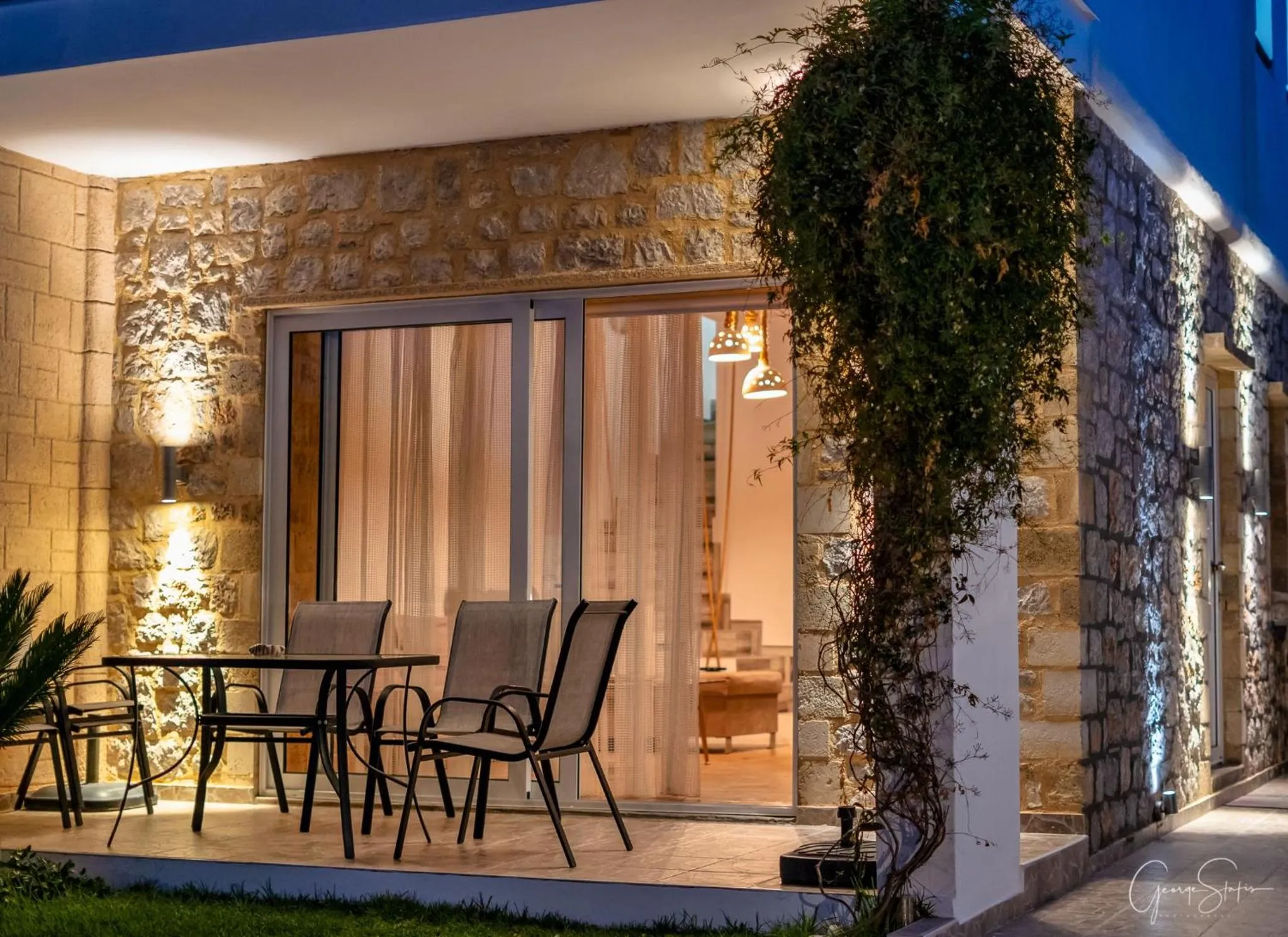 Patio in Muses of art Villas